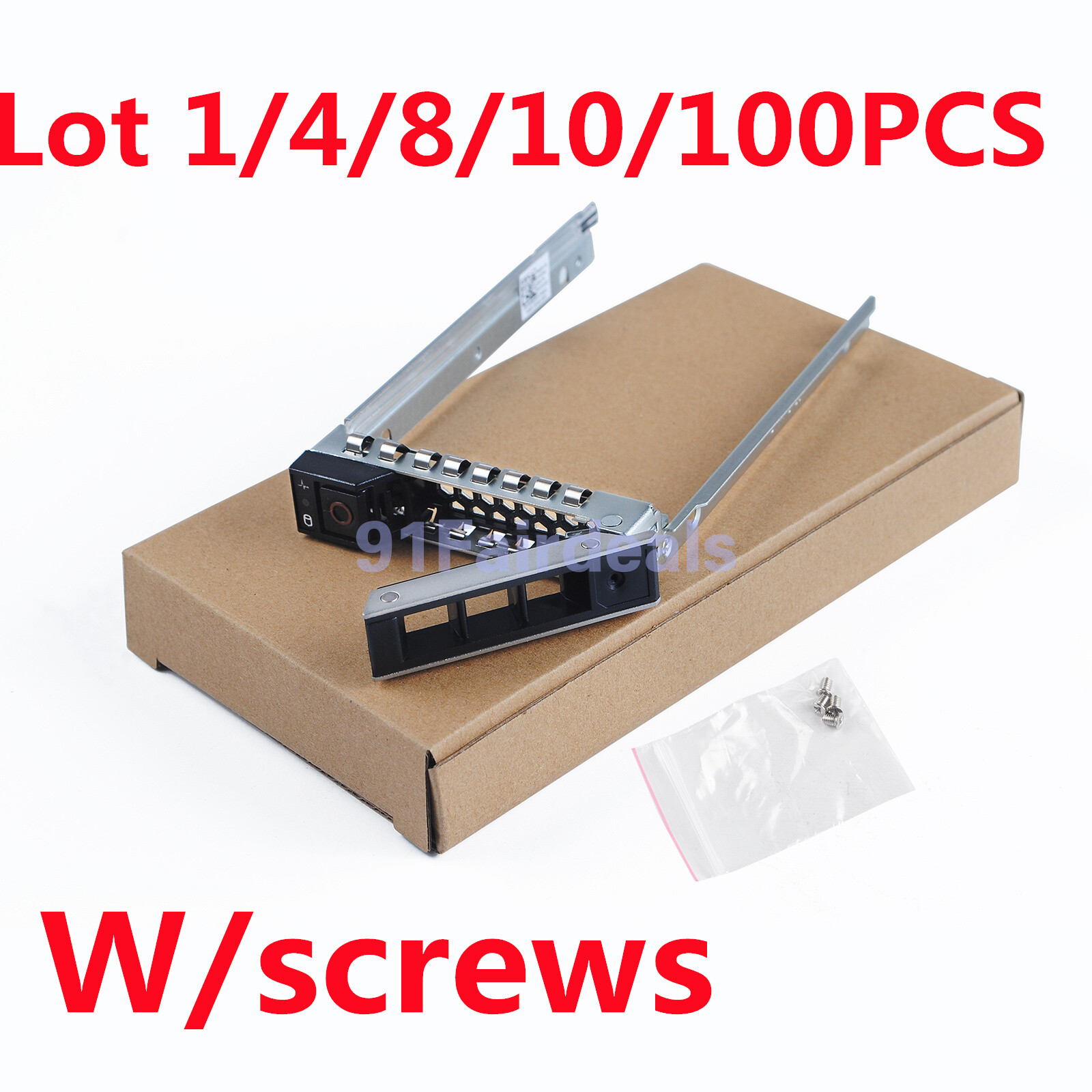LOT DXD9H SFF 2.5″ Hard Drive Caddy Tray For DELL Gen14 R750 R740 R640 R940 R240