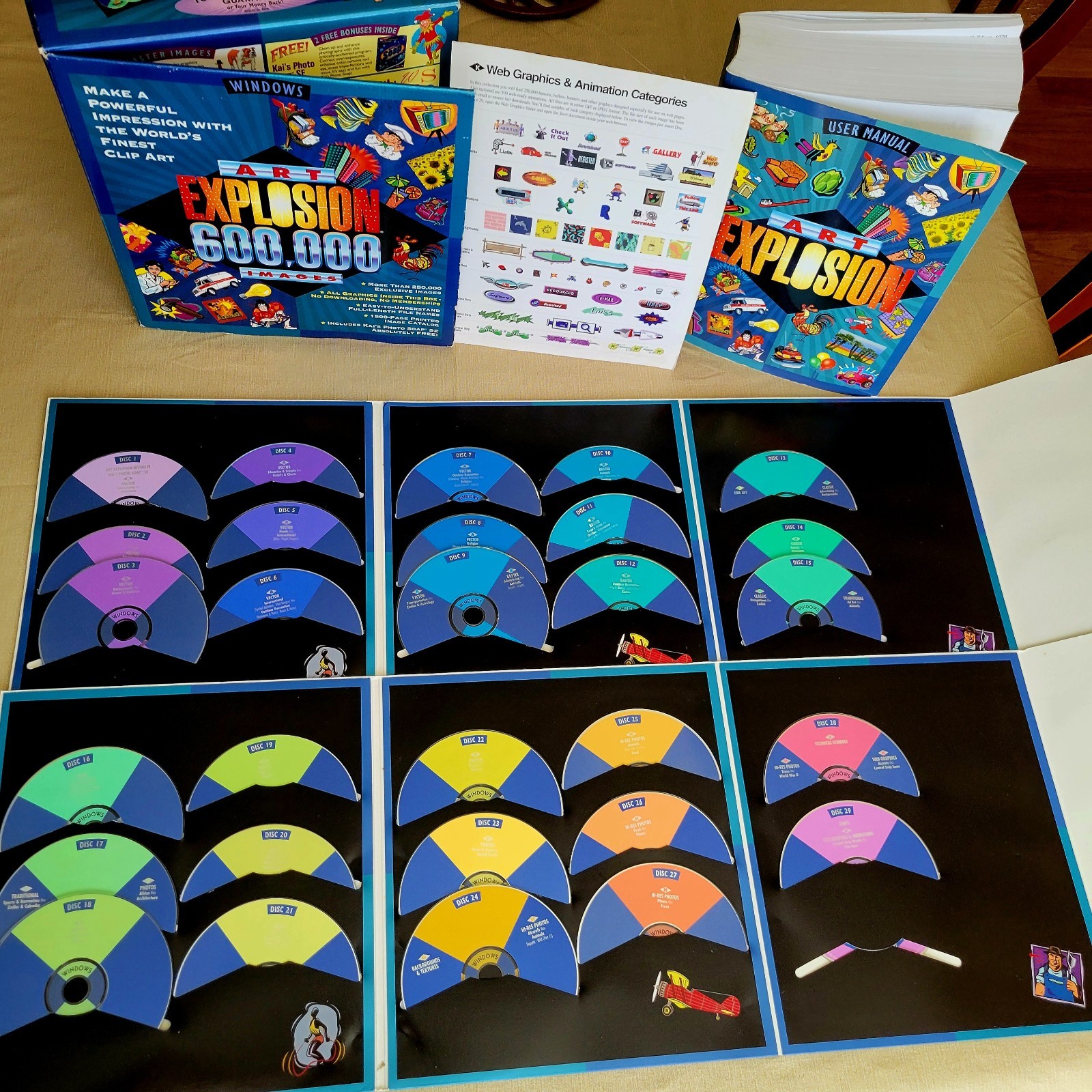​Nova Development Art Explosion 600000 Clip Art Windows CD ROM Software Complete