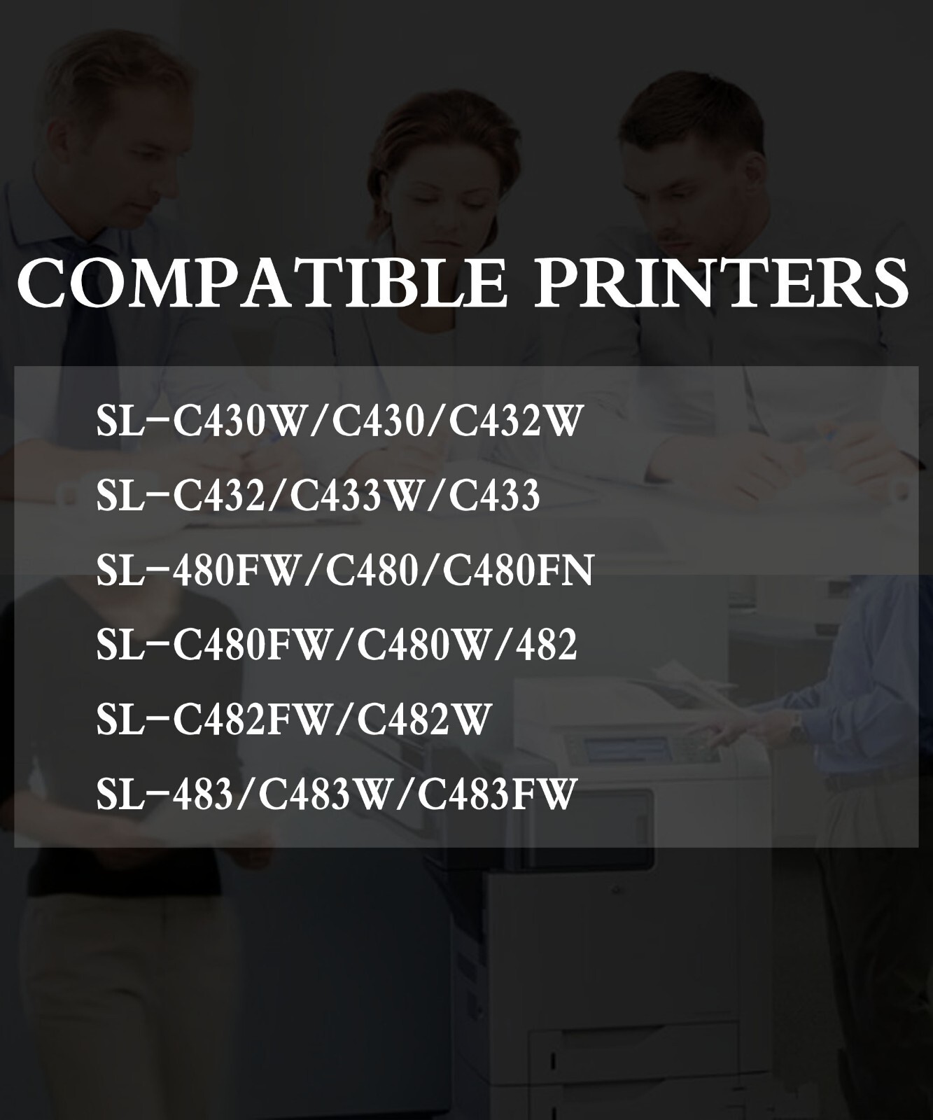 2PK CLT-404S CLT404S Toner Cartridge Yellow for C480FN C480FW SL-C480FN Printer