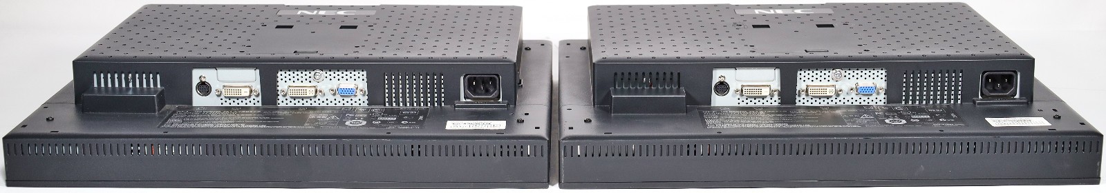 (Lot of 3) NEC MultiSync LCD2090UXI 20.1″ LCD Monitors, Black