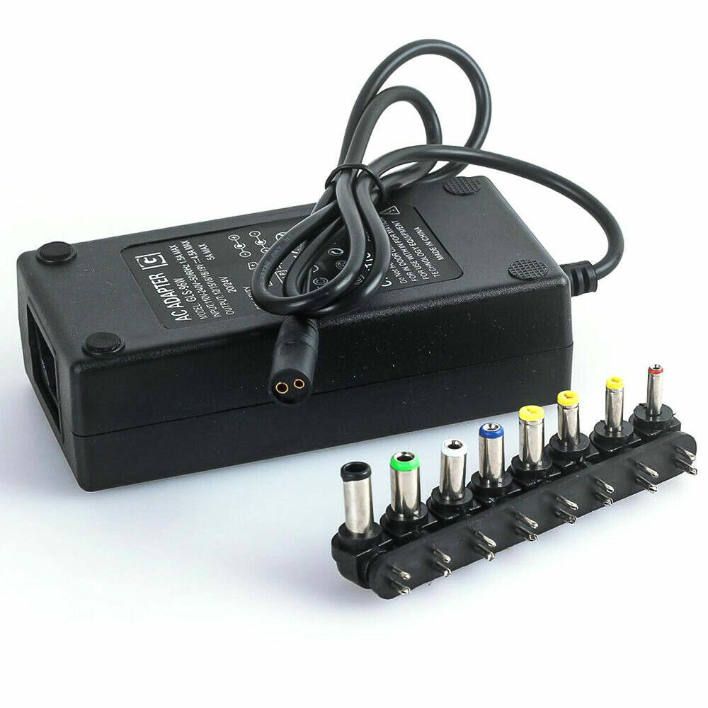 96W Universal Laptop Power Supply 100-240v AC To DC 12V/16V/20V/24V Adapter US