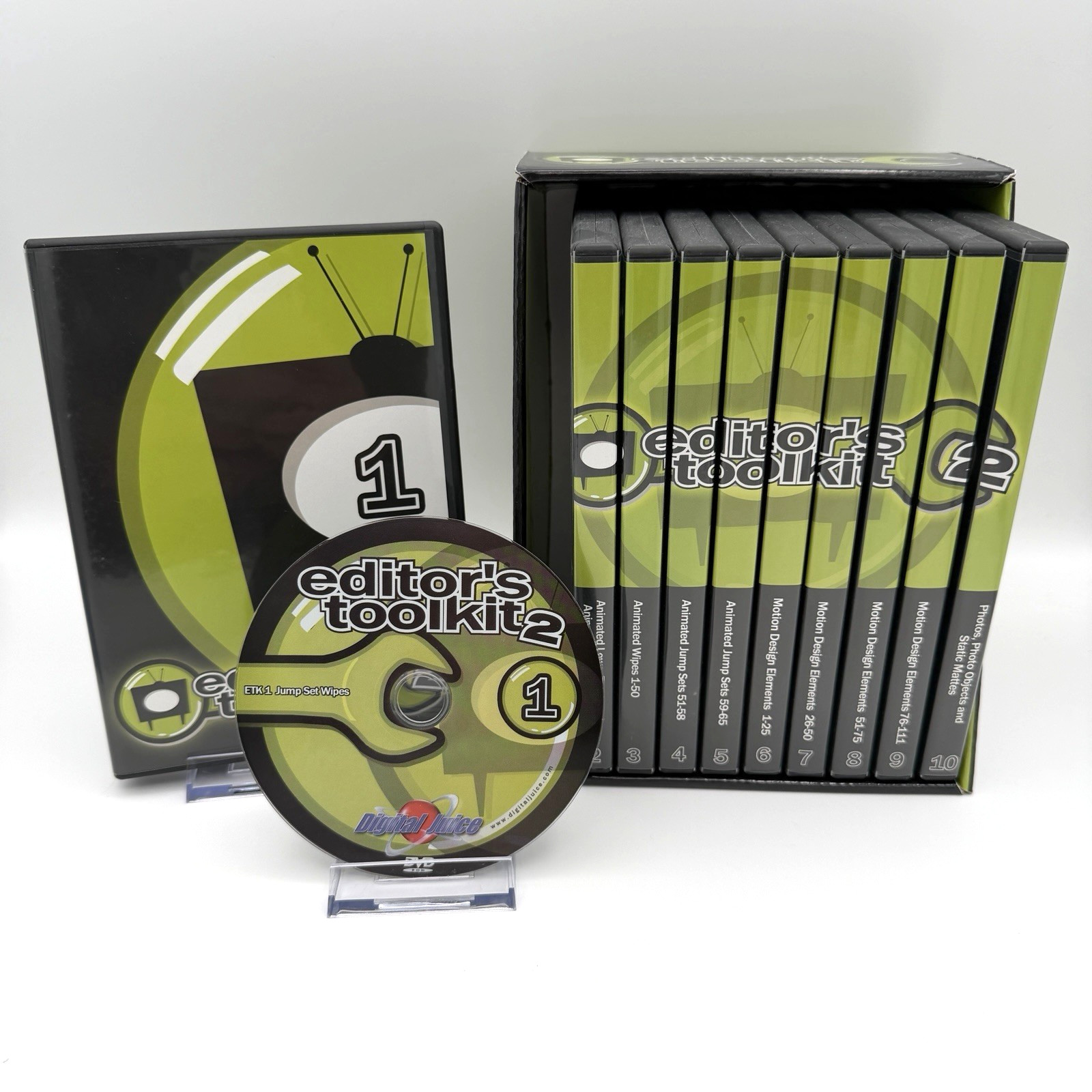 Digital Juice Editor’s Toolkit Volume 2 ~ 10 DVD Set