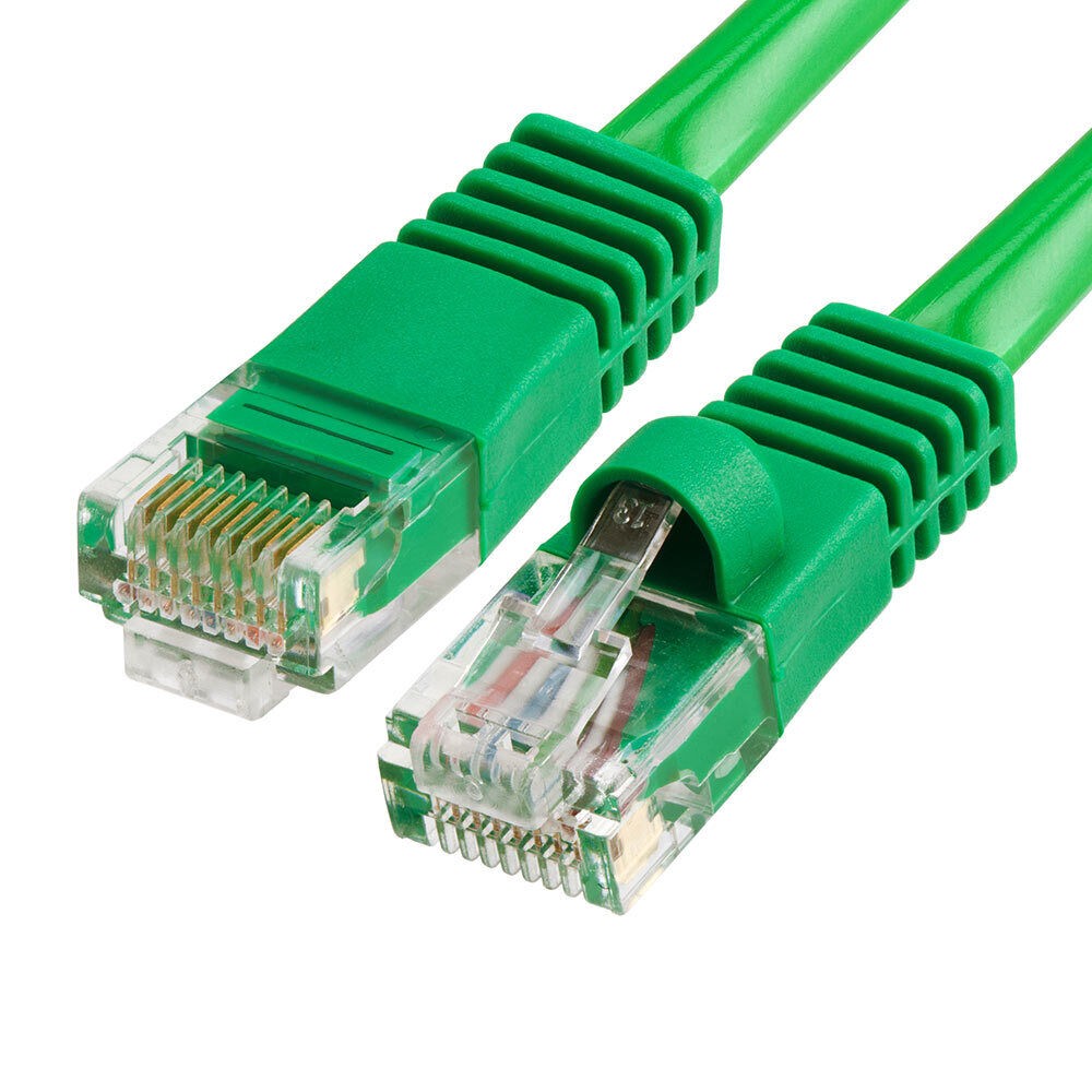 10 PACK Cat5e Cable Green Cat 5 Patch Cord Ethernet RJ45 Connectors LAN Wire