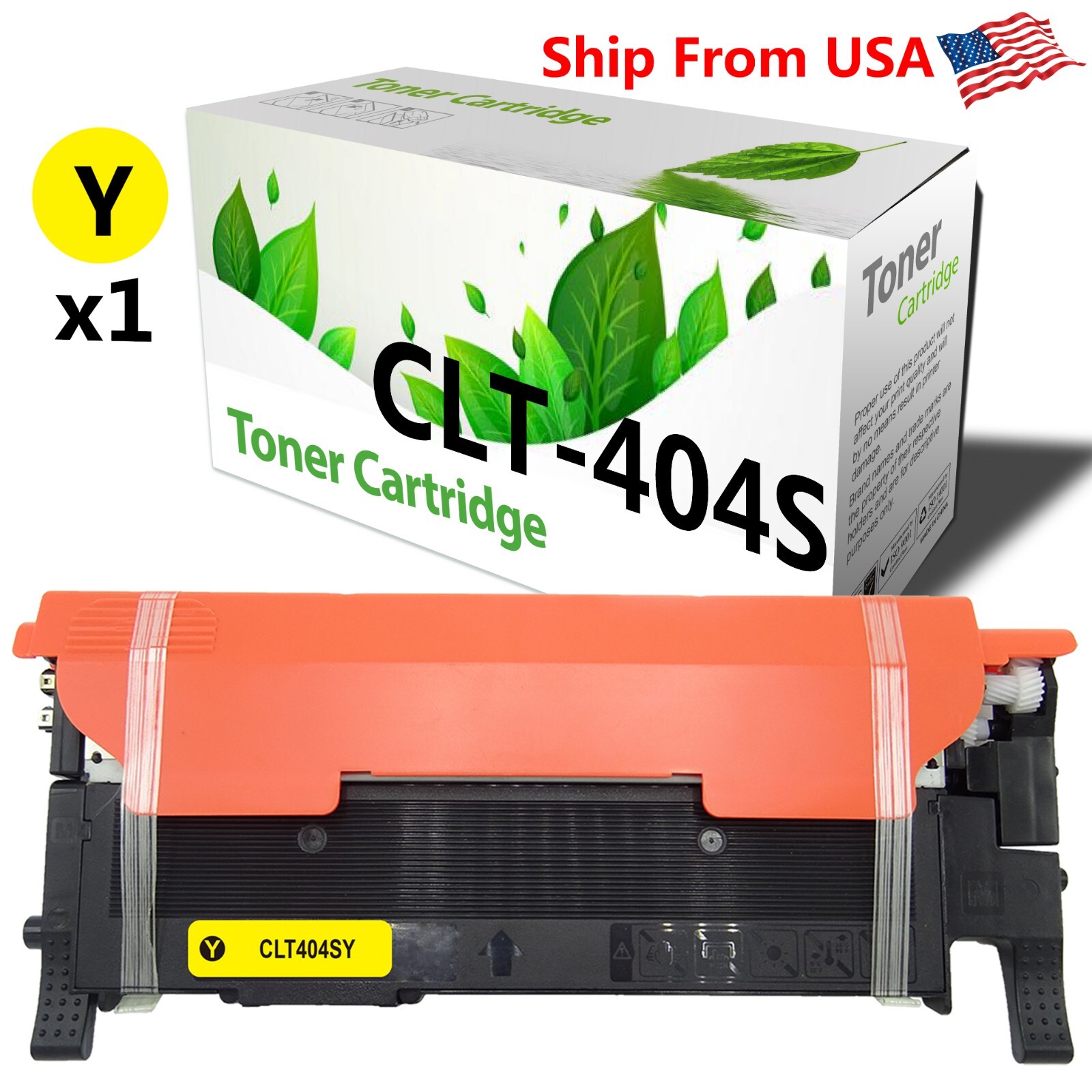 (1PK,Yellow) CLT404S CLT-404S Toner Cartridge for C480FN C480FW C430W Printer