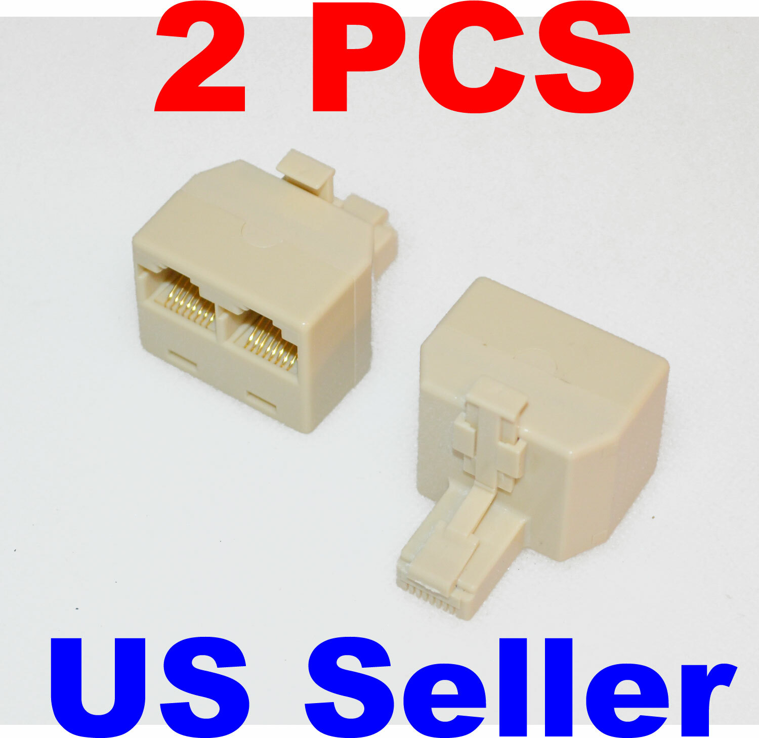 RJ45 Ethernet Network 8P8C Splitter, 1-Male to 2-Female LAN Adapter