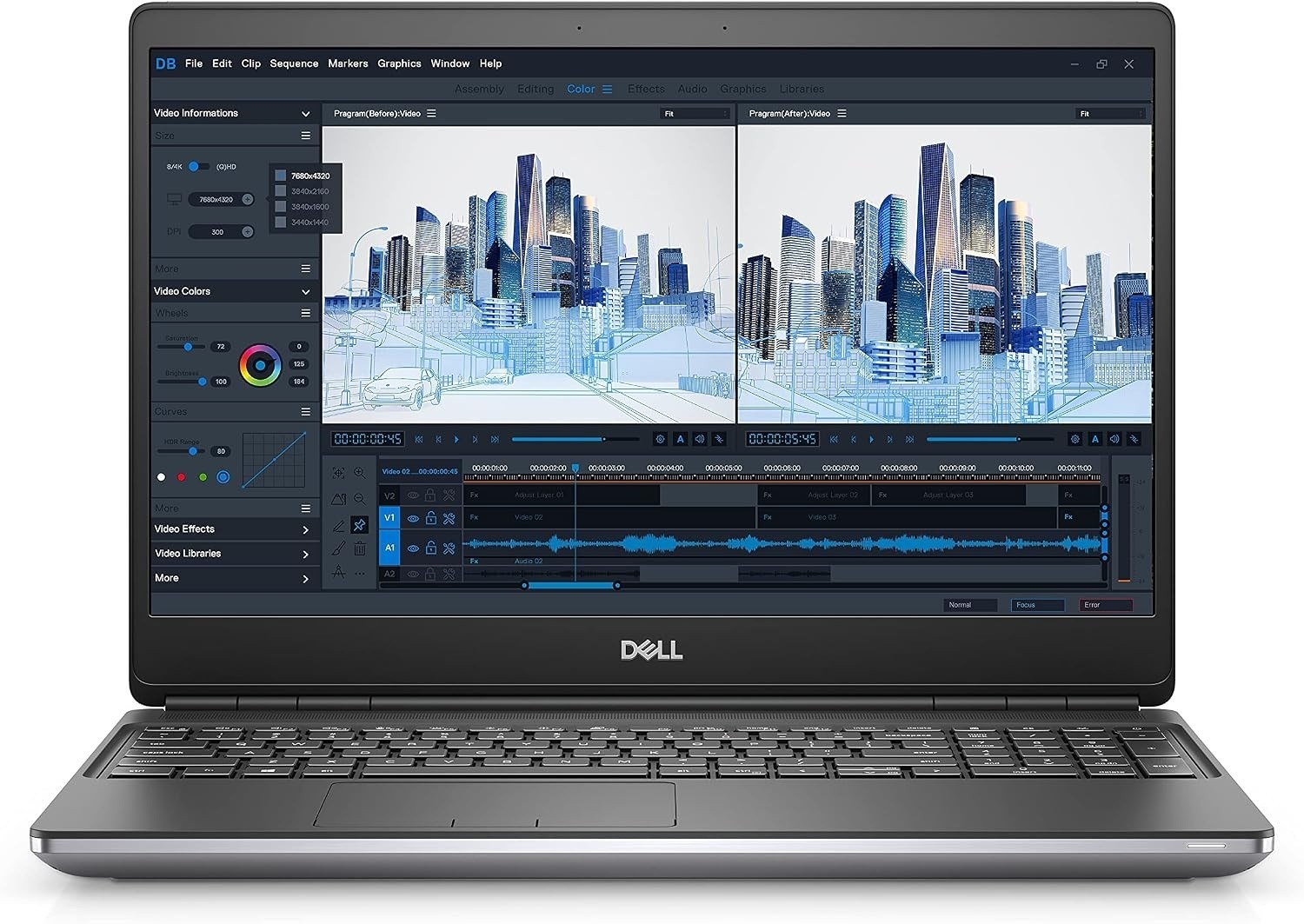 Dell Precision 7560 Intel i7-11850H 64GB RAM 1TB NVMe RTX A2000 Windows 11