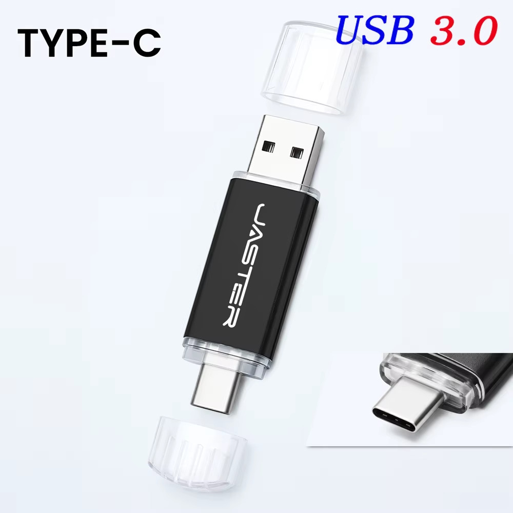 Jester 2-in-1 USB-C & USB Flash Drive OTG Pen Drive 4GB–128GB for Phone PC TV