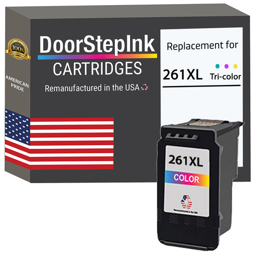 DoorStepInk Compatible Ink Cartridge For Canon CL-261XL Color-USA