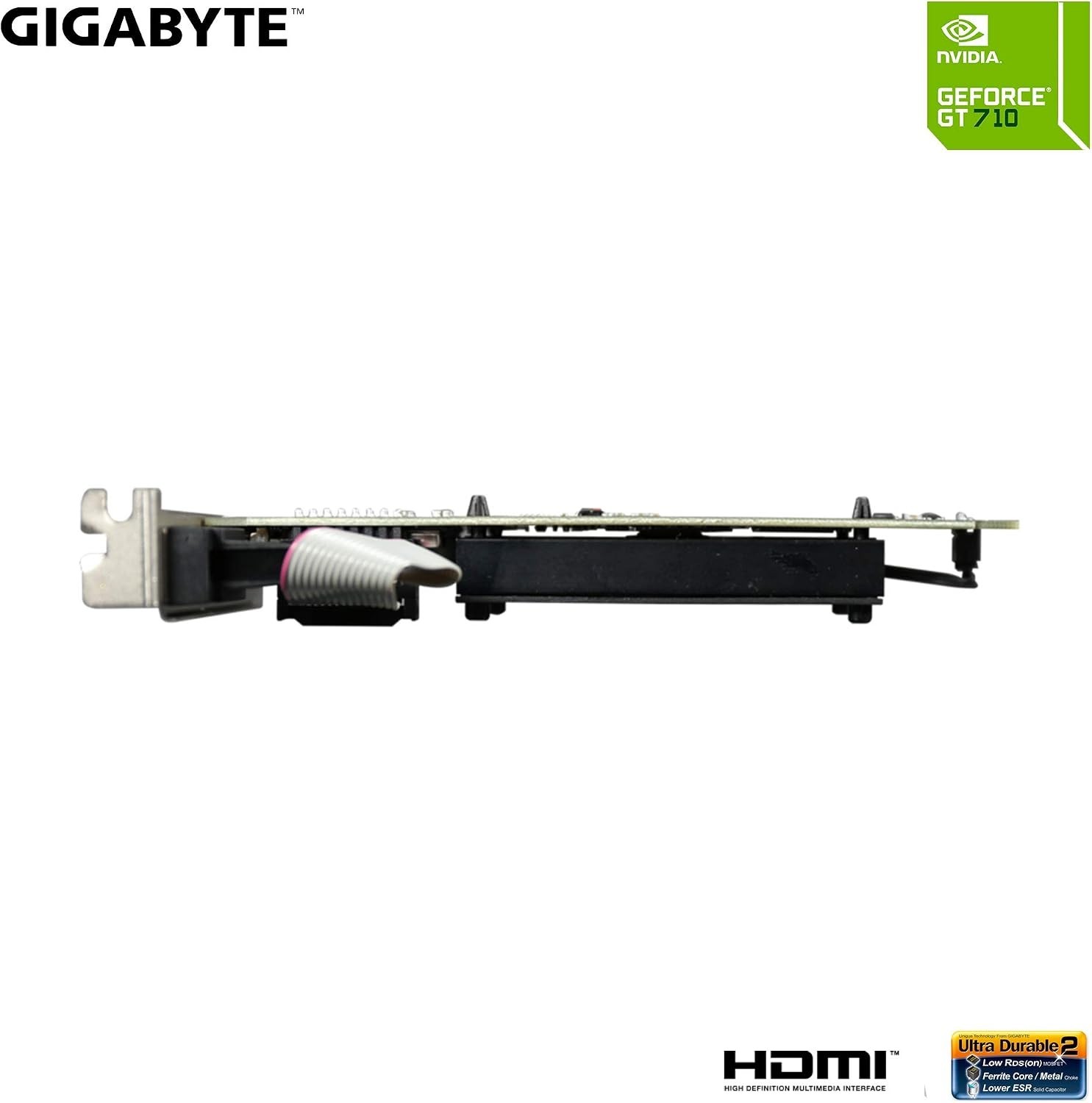 Gigabyte GeForce GT 710 2GB Low Profile Graphics Card – 4096×2160 Resolution