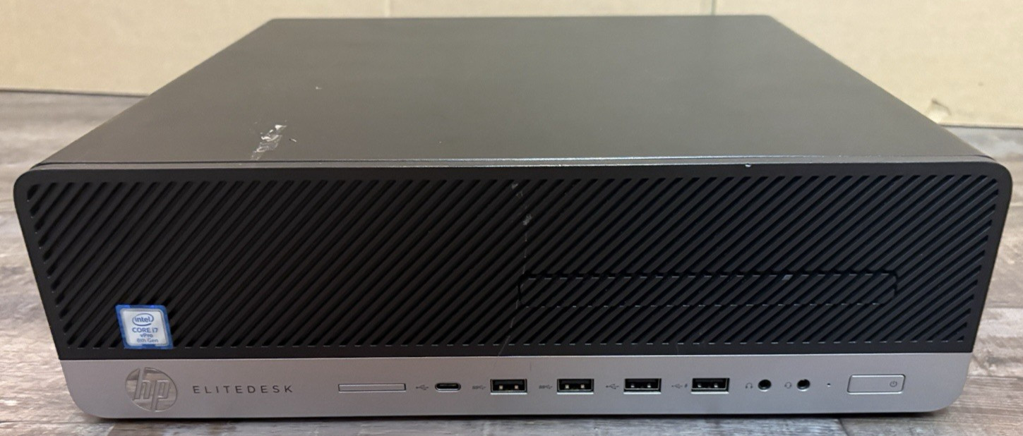 HP EliteDesk 800 G4 SFF Desktop- Intel i7, 16GB RAM, 500GB SSD + 1TB HDD W11 Pro