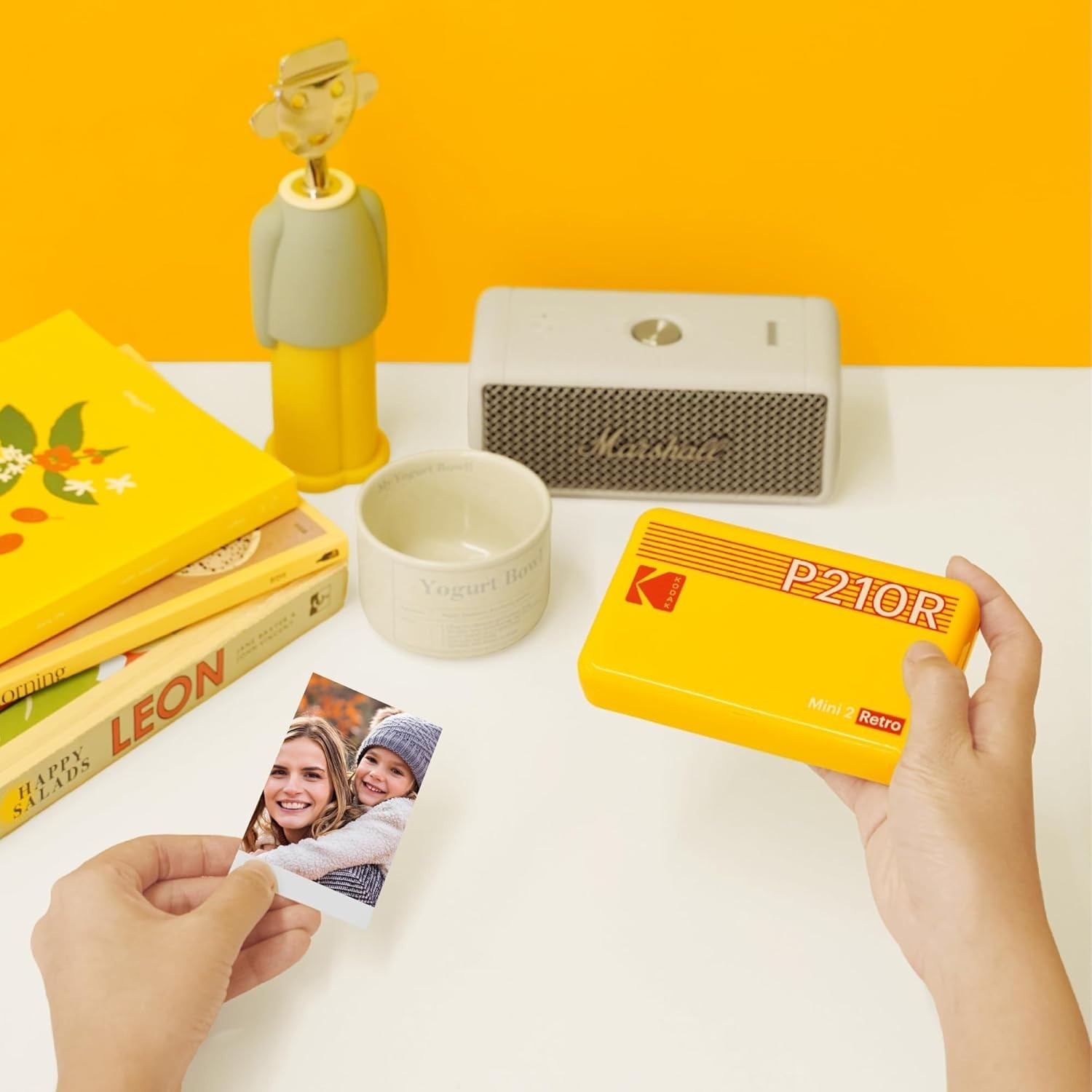 Compact Bluetooth Photo Printer with App Control – 38 Sheets of Quality
