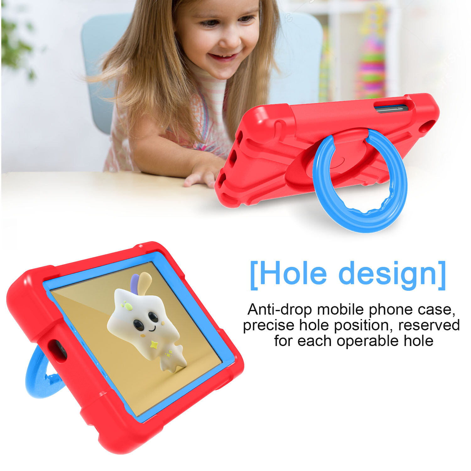 For Samsung Galaxy Tab A 8.0″A7 Lite 8.7″ Shockproof EVA Kids Handle Case Cover