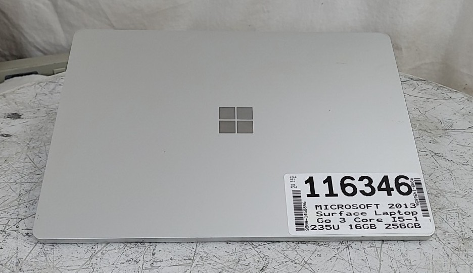 MICROSOFT 2013 Surface Laptop Go 3 Core I5-1235U 16GB 256GB SEE NOTES