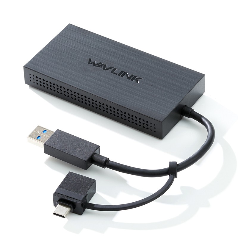 DisplayLink Docking Station Dual Display Max 5K USB-C Dock HDMI DisplayPort DVI