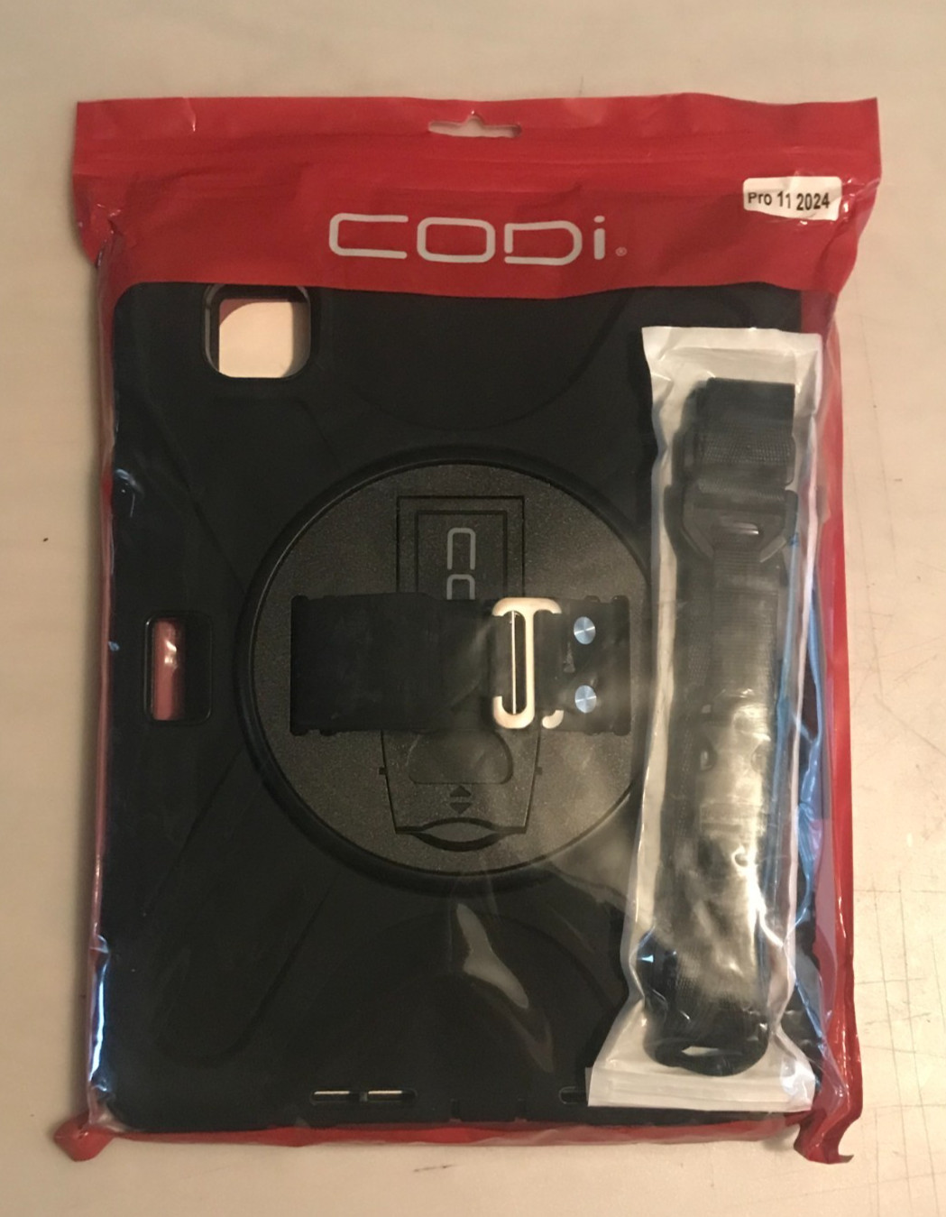 Codi C30705090 Rugged 360-Protection iPad Pro 11″ M4 Case 2024 w Strap Black