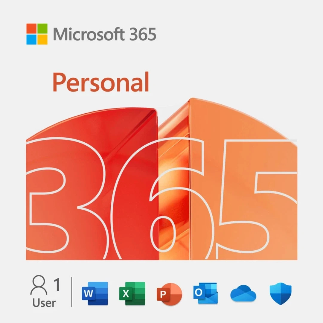Microsoft 365 Personal Office 12 Month 1 User 1TB Physical USB Flash Drive