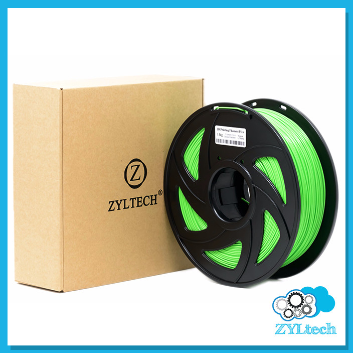 Green PLA 3D printer filament 1.75 mm 1 kg 2.2 lbs – Green