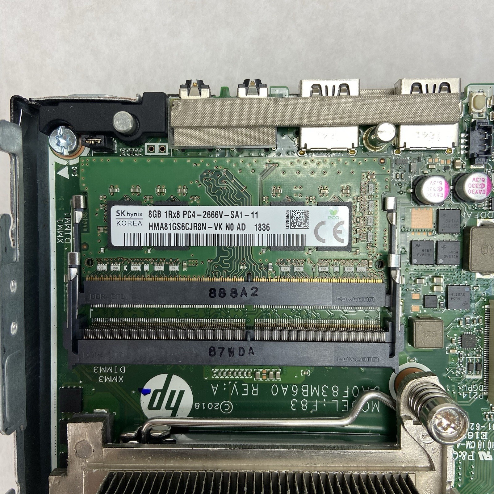 HP EliteDesk 800 G1 Micro Intel Core i5-8500T 2.1GHz 8GB RAM No HDDOSACCaddy