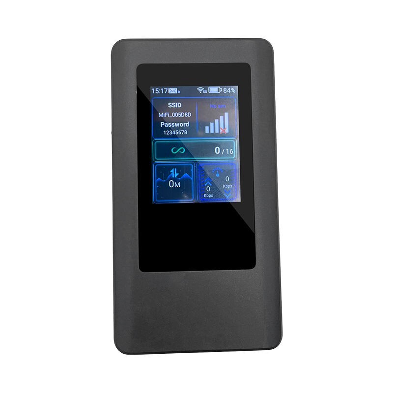 AUSHA 5G Portable WiFi Hotspot Unlocked MiFi Router Dual Band 4400mAh Battery
