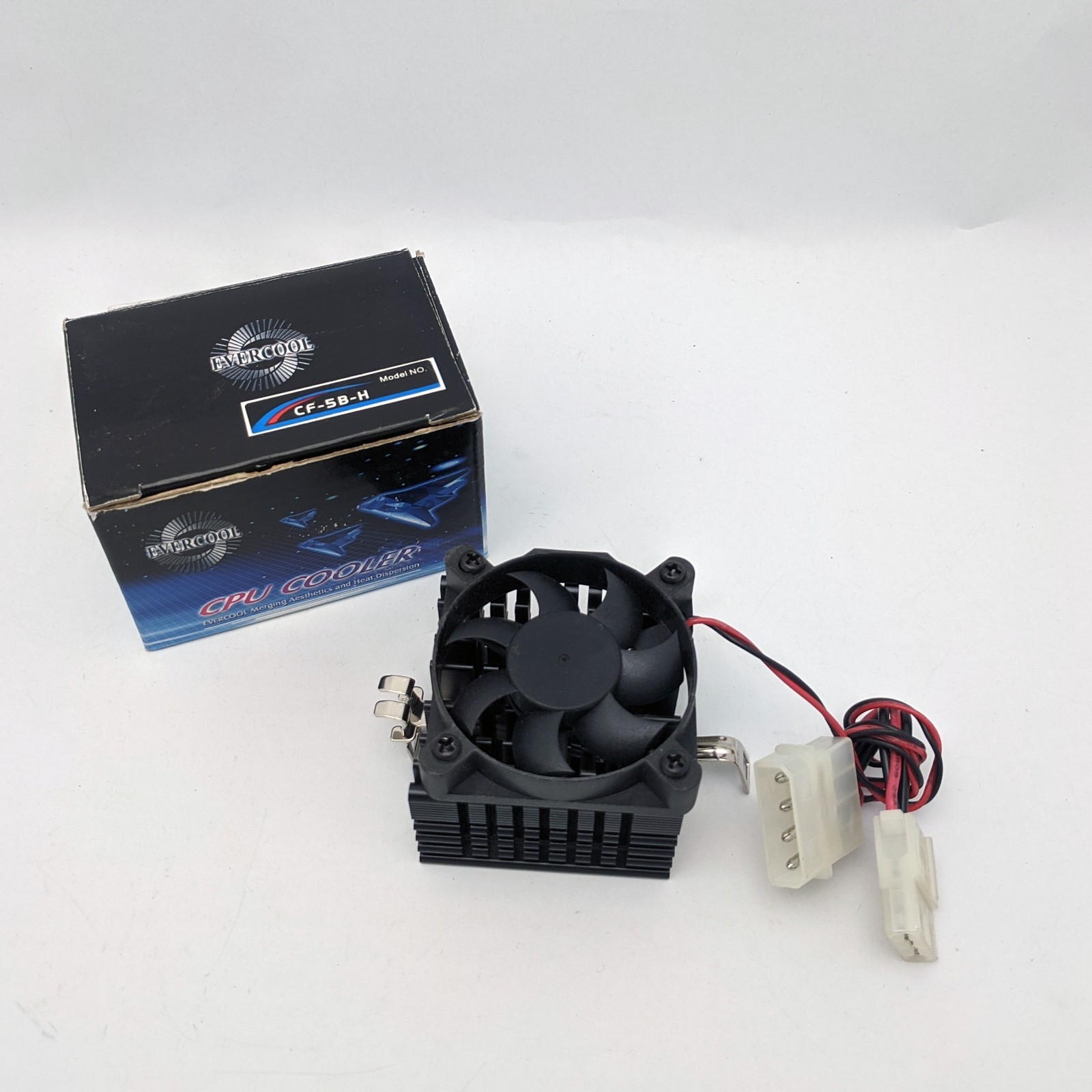Evercool Intel Socket 370/586/ 7 CPU Cooler w/50mm 4pin Ball Bearing Cooling Fan