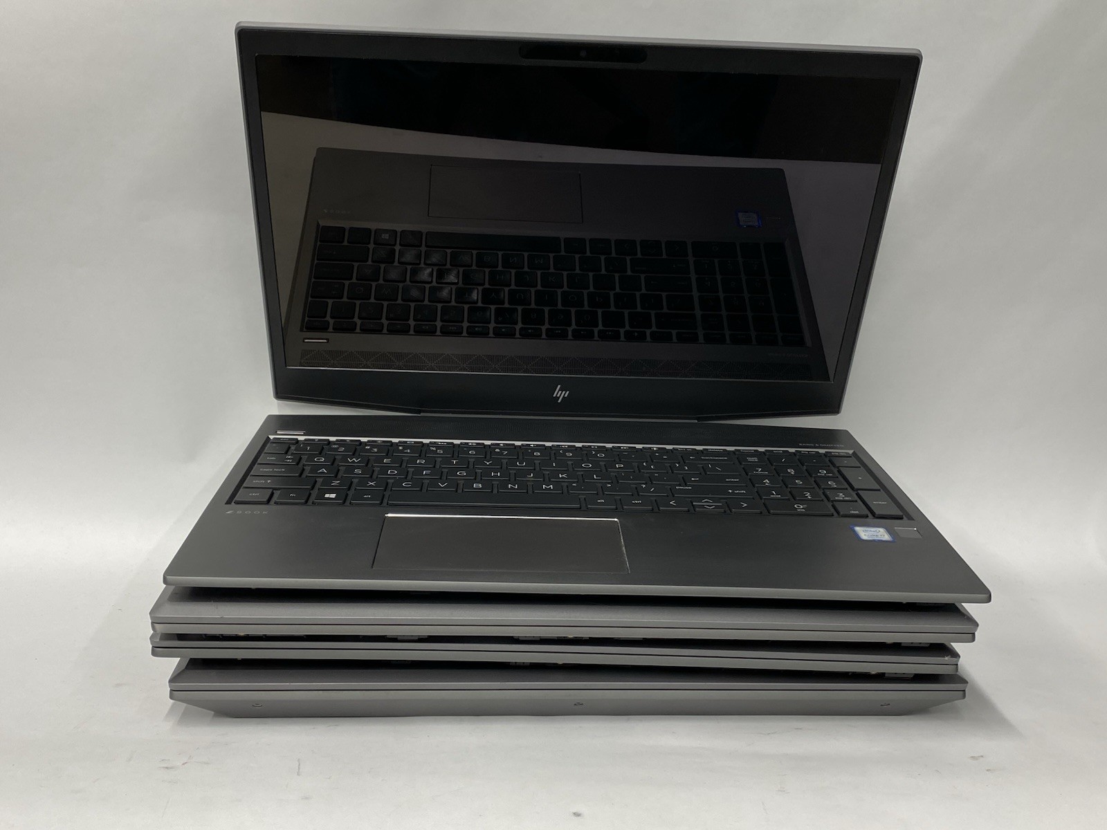 Lot of (4) HP Zbook 15v G5 – Touch FHD – i7-9750H – No RAM/SSD/OS – READ
