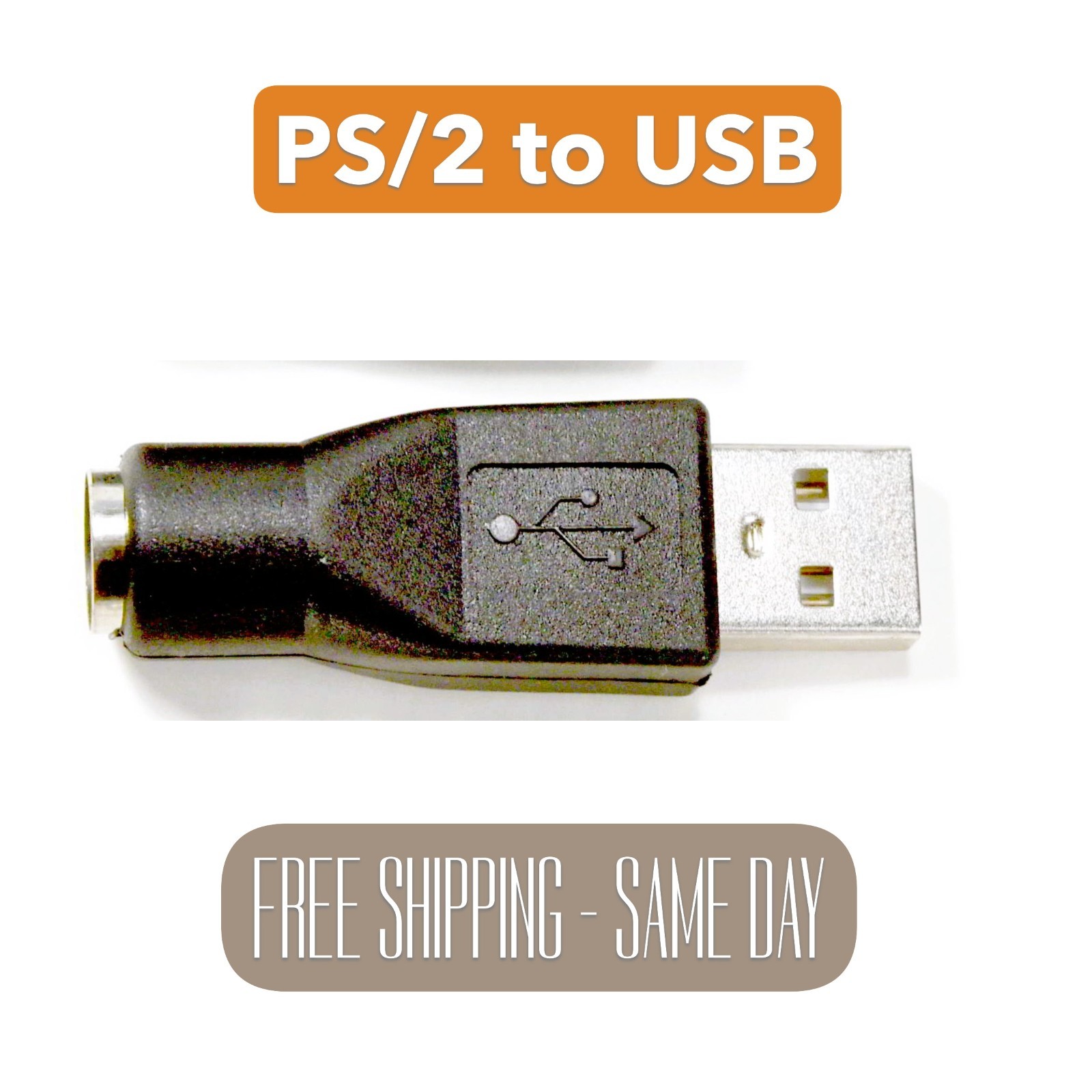 PS/2 to USB Adapter Converter Keyboard Mouse PS2 Female USB Male