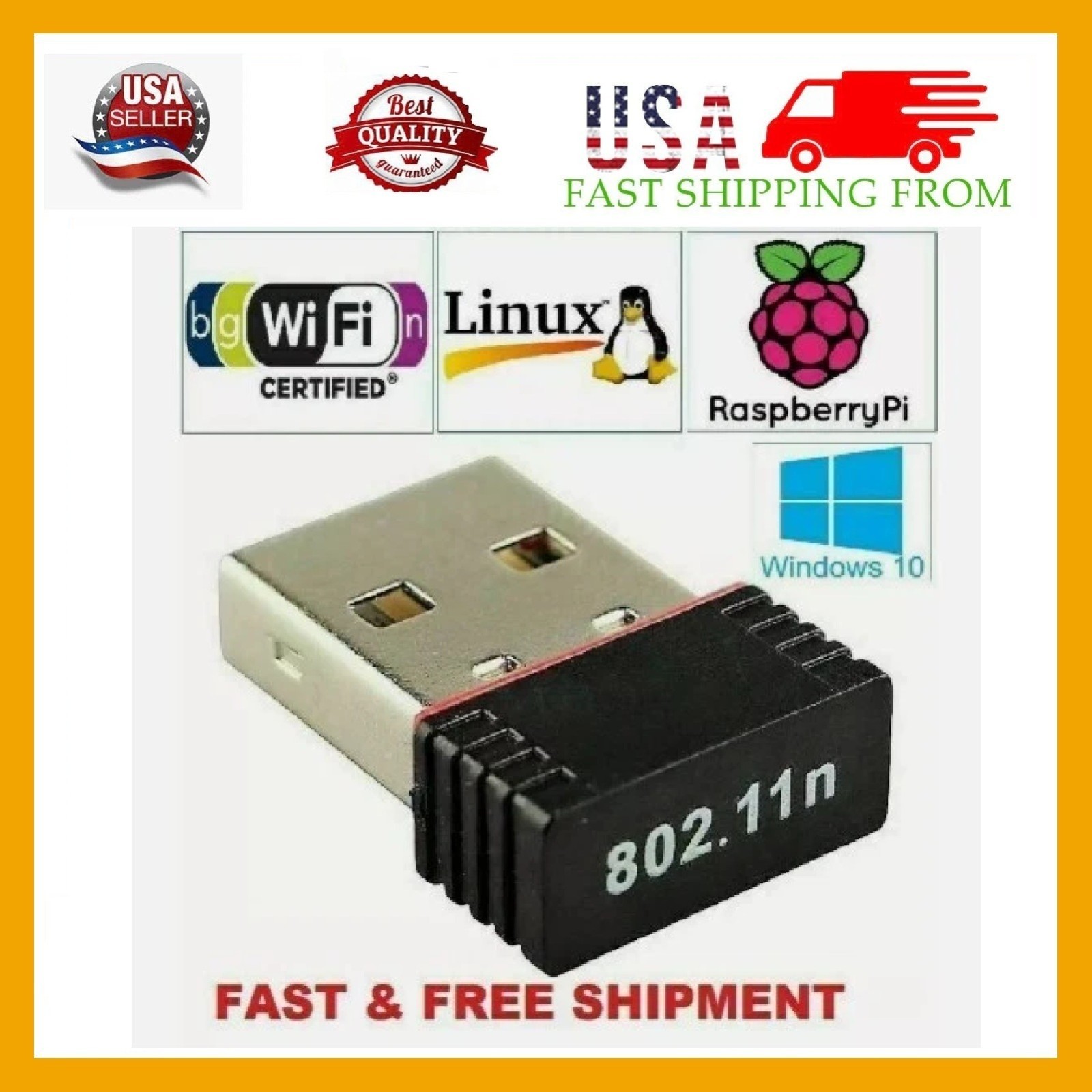 Lot of 1~1000 Mini USB WiFi WLAN Wireless Network Adapter 802.11 Dongle RTL8188