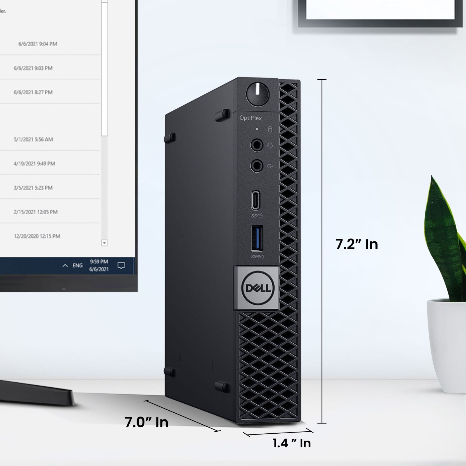 DELL Micro Desktop PC Computer i7, i5 Up to 32GB RAM, NVMe SSD, Windows 11 Wi-Fi