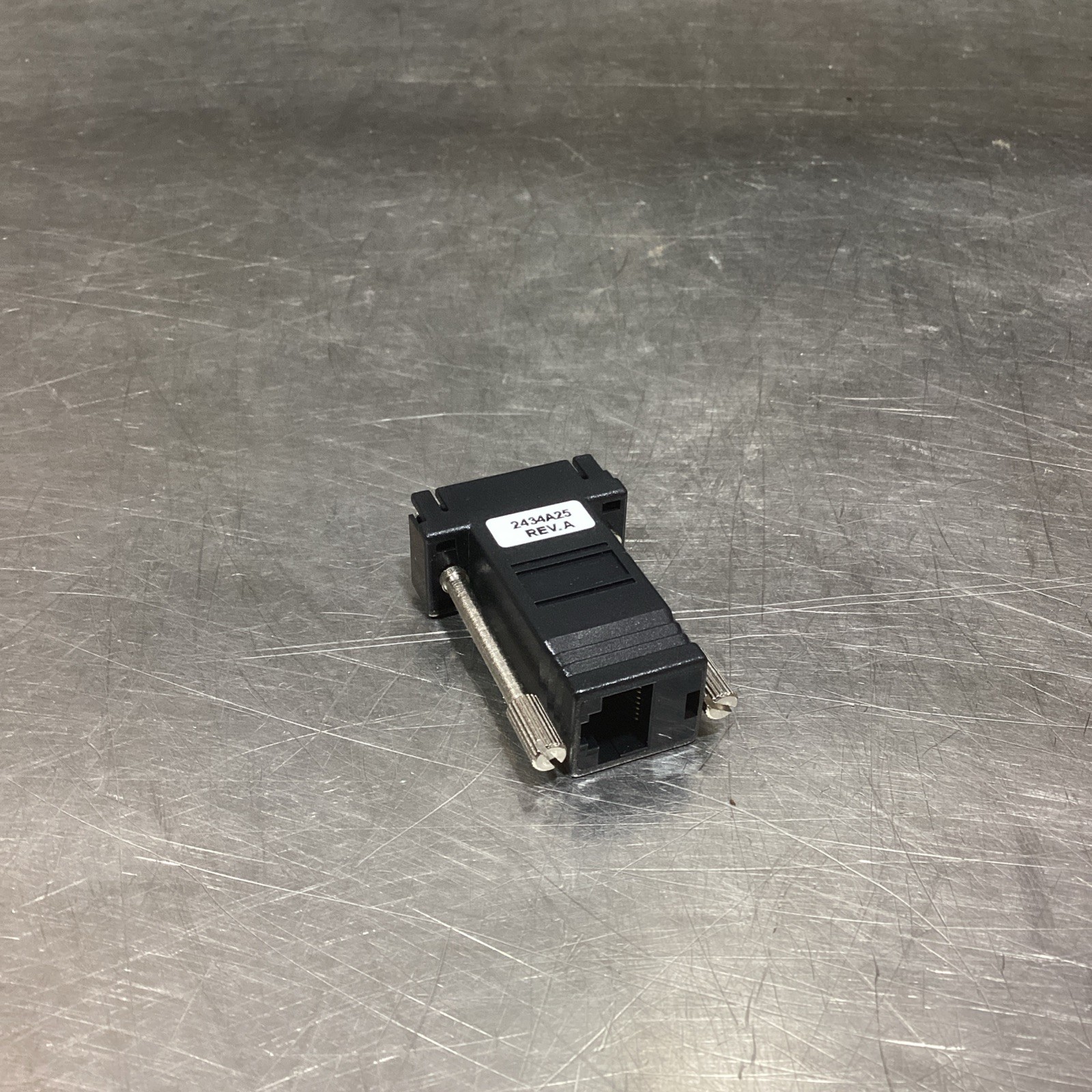 2434A25 REV. A 9 Pin Serial Port Female to RJ45 Female, Used