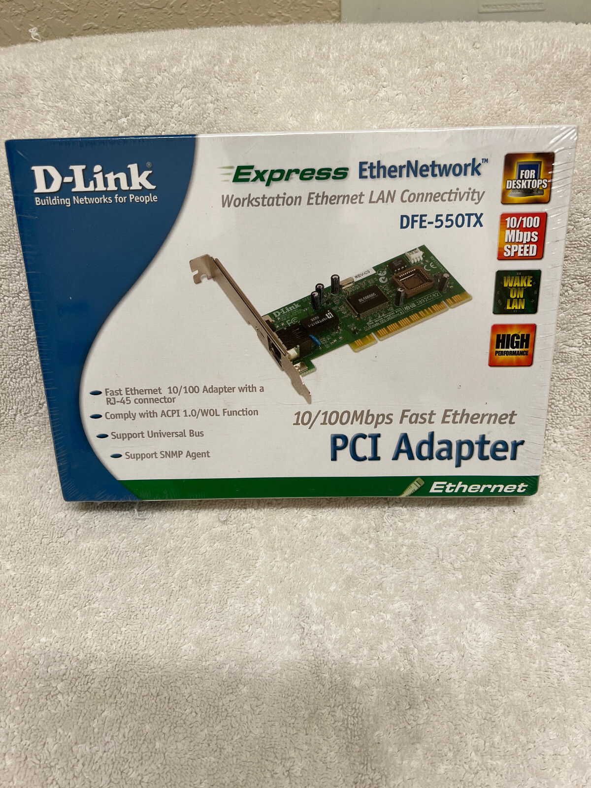 D-Link DFE-550TX Fast Ethernet 10/100Mb PCI Card Network Lan Adapter
