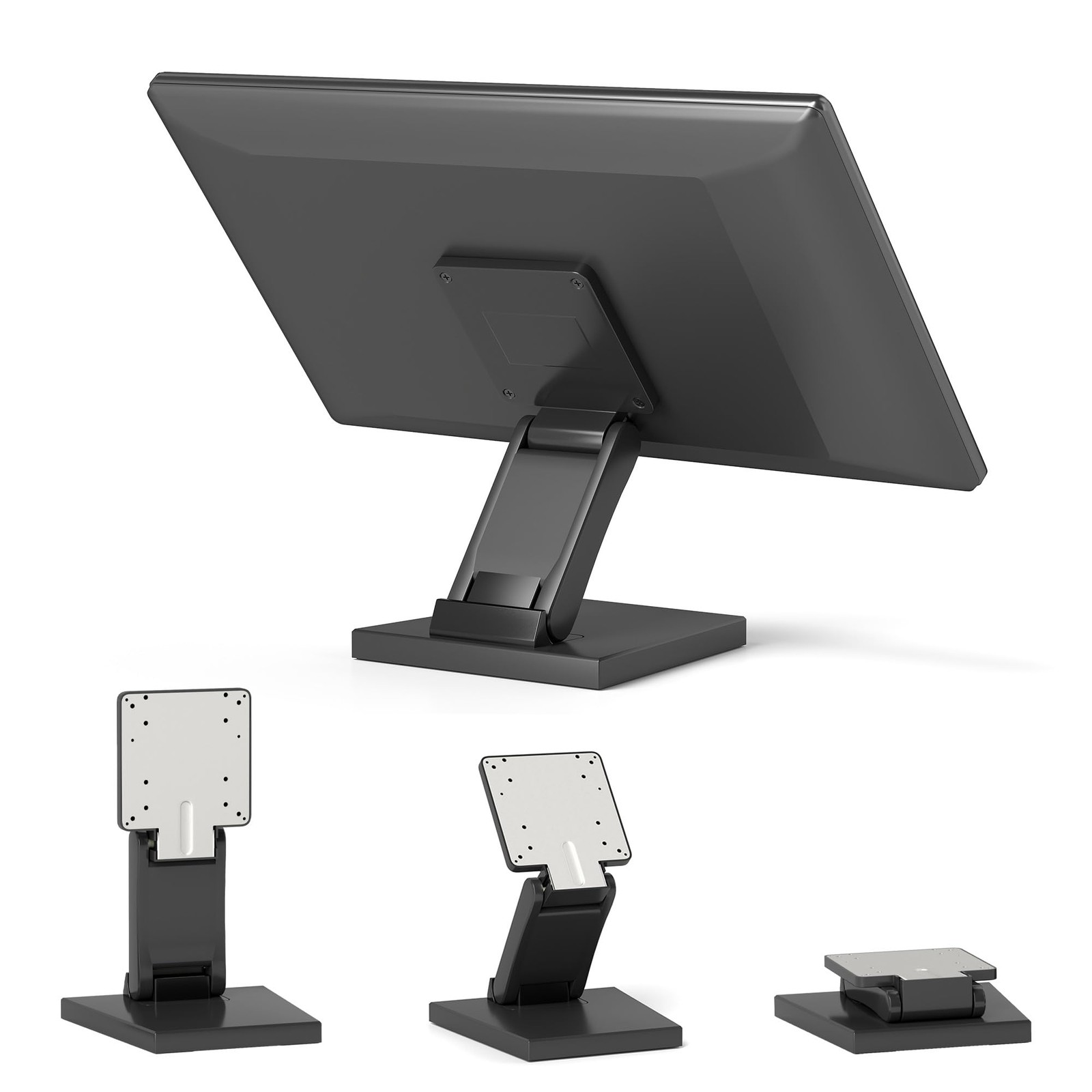 Adjustable Metal Folding Monitor Bracket Desk Mount VESA 75x75mm 100x100mm