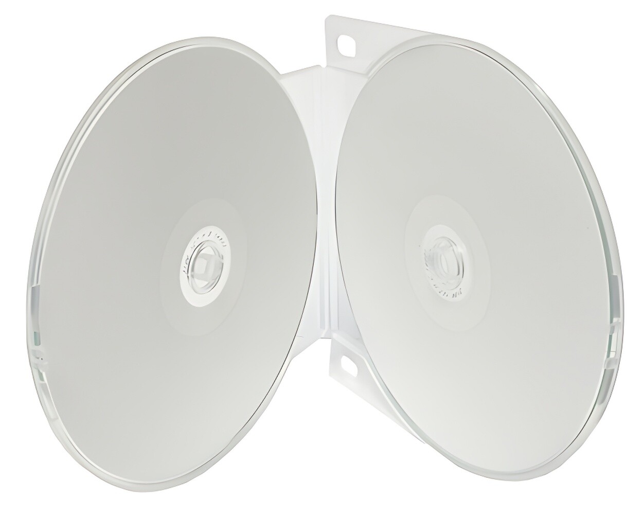 Clear Double ClamShell CD/DVD Case with Binder Holes Lot