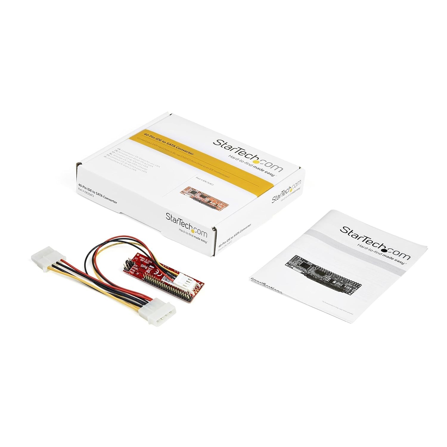 TAA Compliant StarTech IDE to SATA Adapter for 2.5in/3.5in/5.25in Drives Support