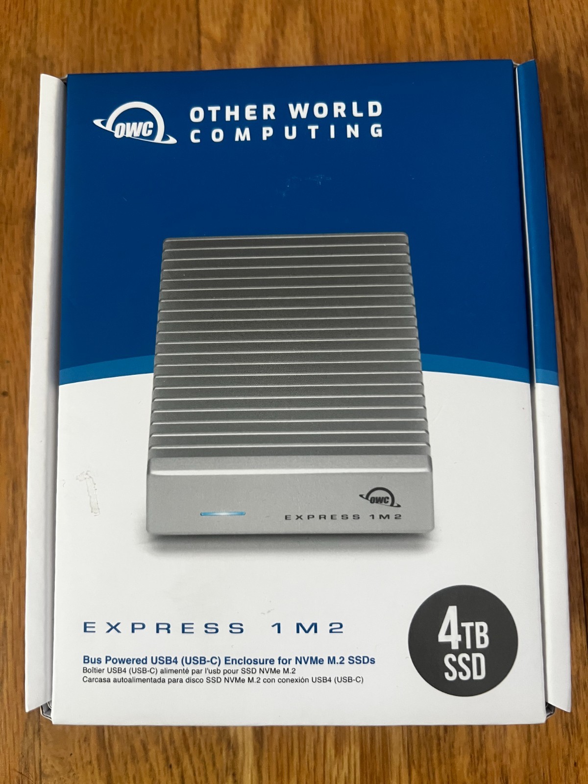 OWC EXPRESS 1M2 USB4 Portable NVMe M.2 External SSD Enclosure, UltraFast NEW
