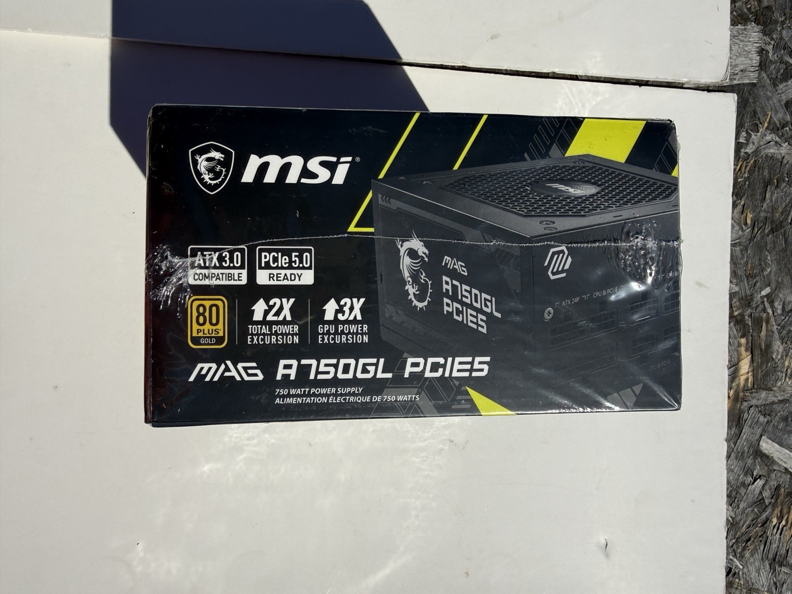 MSI – MAG A750GL PCIE 5 750W ATX 3.1 Full Modular 80+ Gold Gaming Power Supply