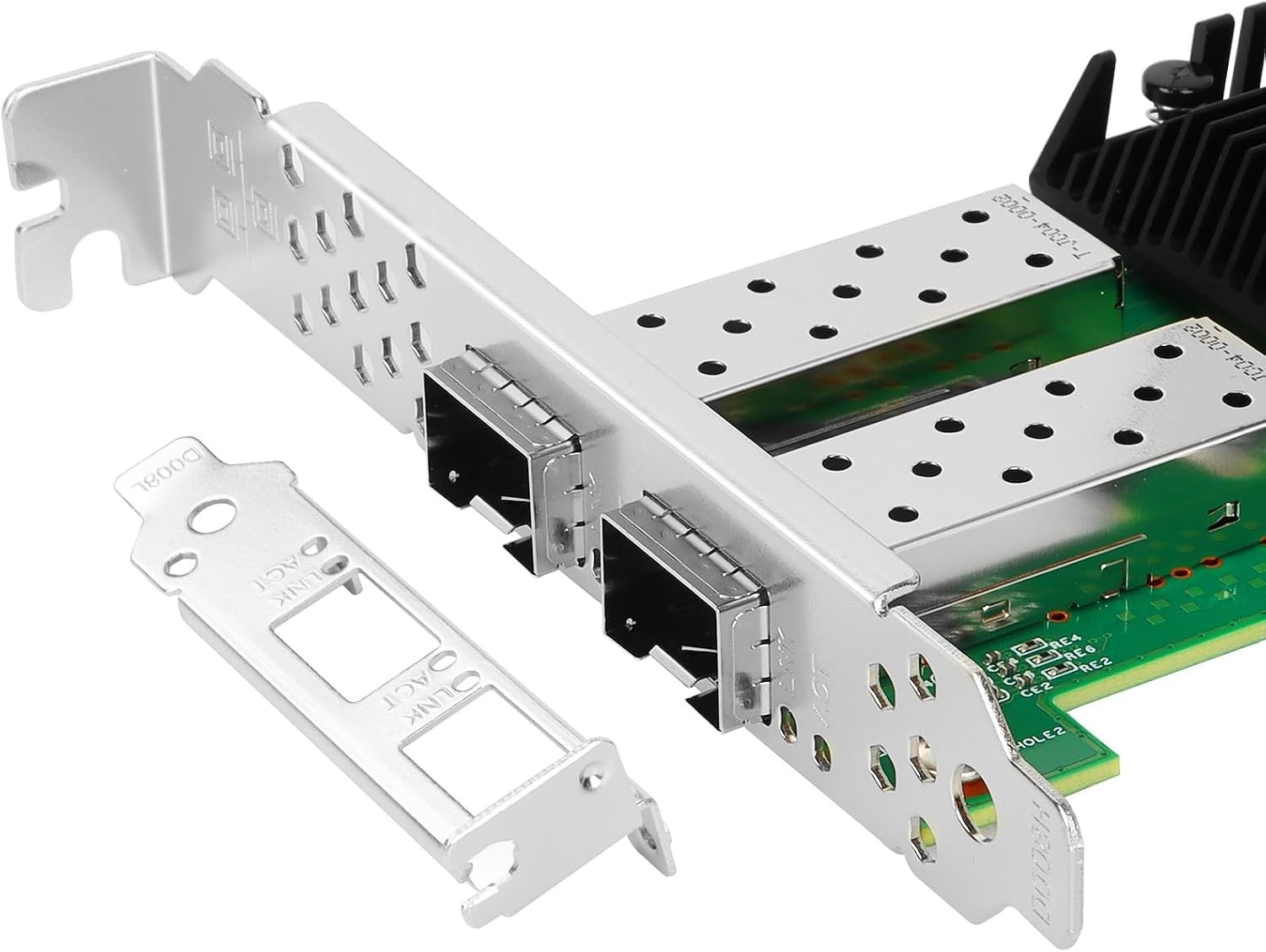 Vogzone 25Gb PCI-E NIC Network Card for Intel E810-XXVDA2,1GbE/10GbE/25GbE T7-23