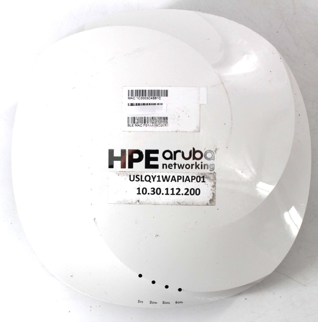 Aruba AP-635-US Campus Wireless Access Point – R7J28A White WiFi 6E / AP 635