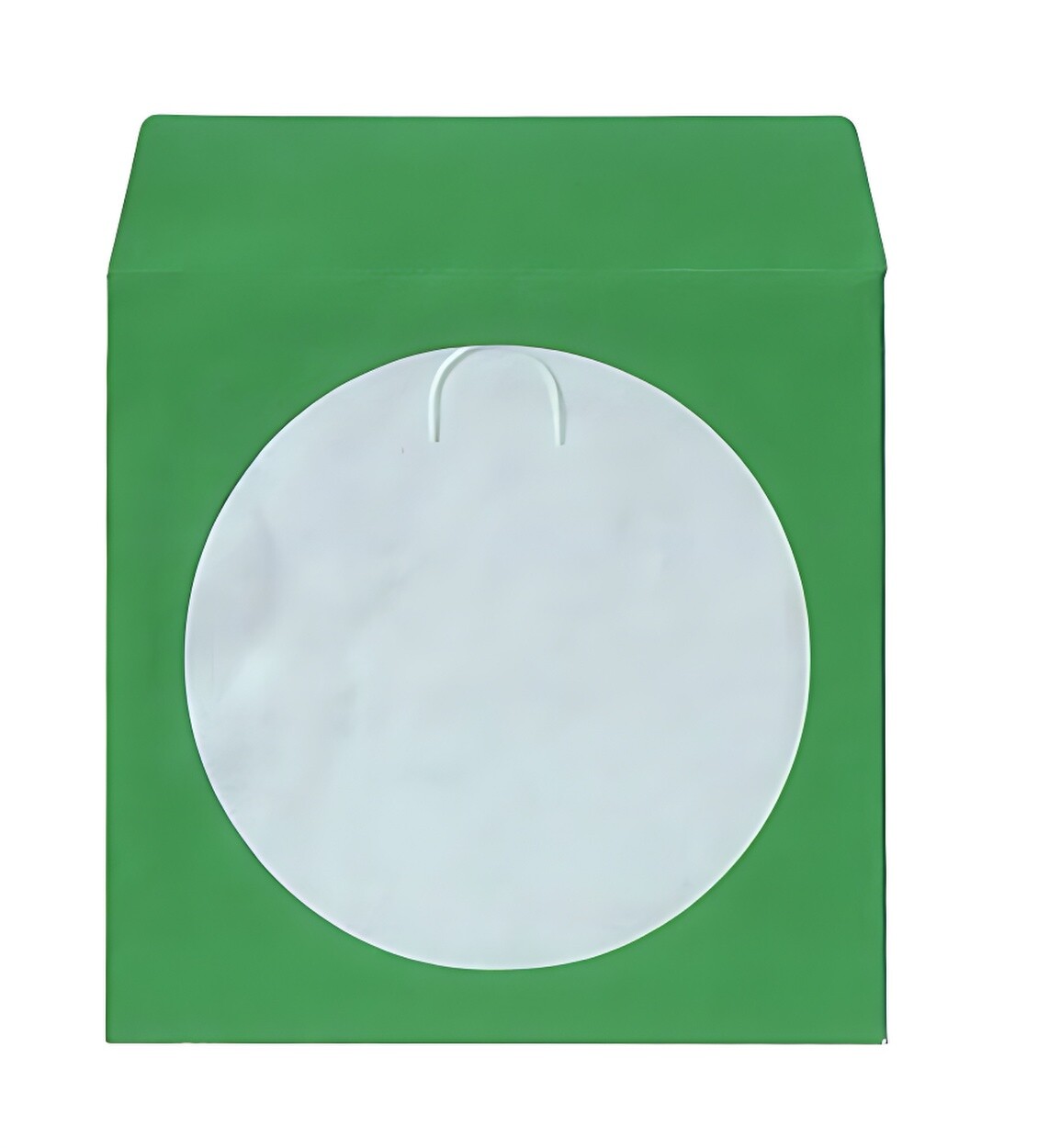 100g Green Color Paper Sleeves CD/DVD Window with Flap Lot