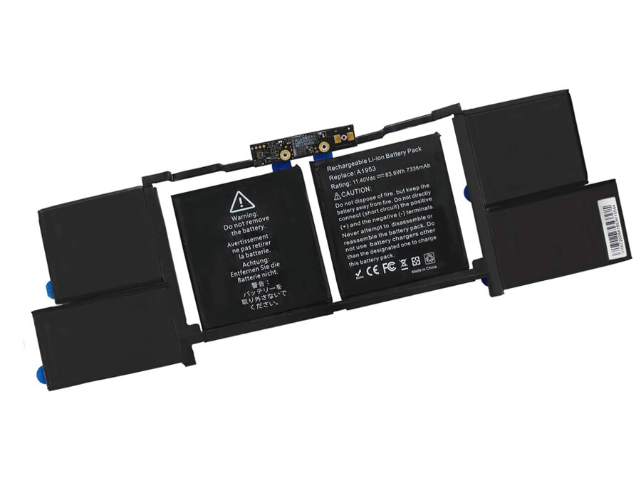 Powerwarehouse A1953 compatible battery for Macbook Pro 15 A1990 Mid 2018 2019