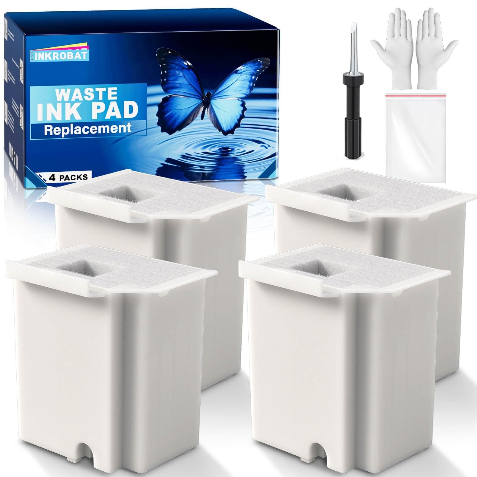 Waste Ink Pad Replacement with Reset Software for White 4P