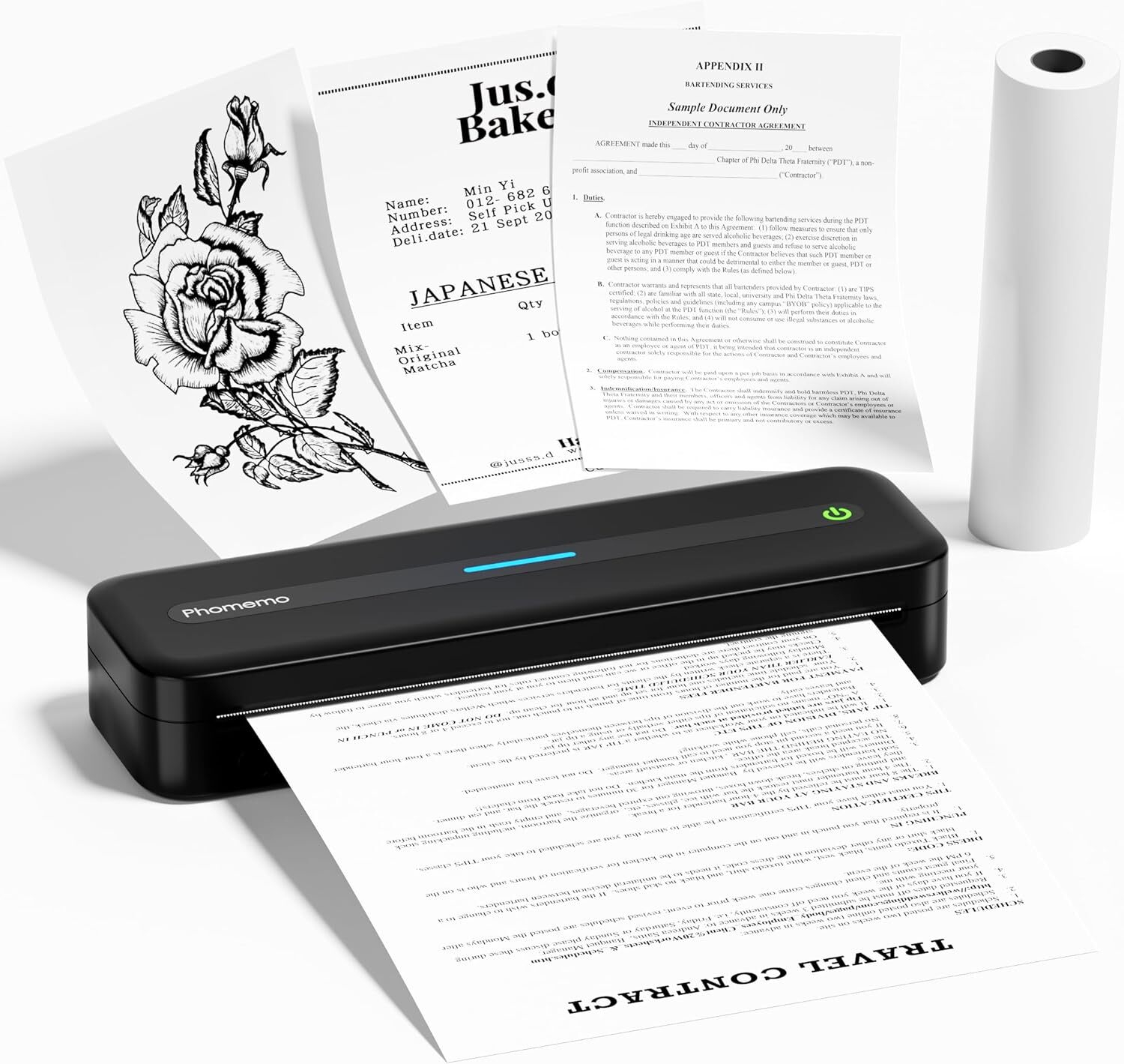 Phomemo M832 Wireless Thermal Printer Portable Inkless Bluetooth Printer LOT
