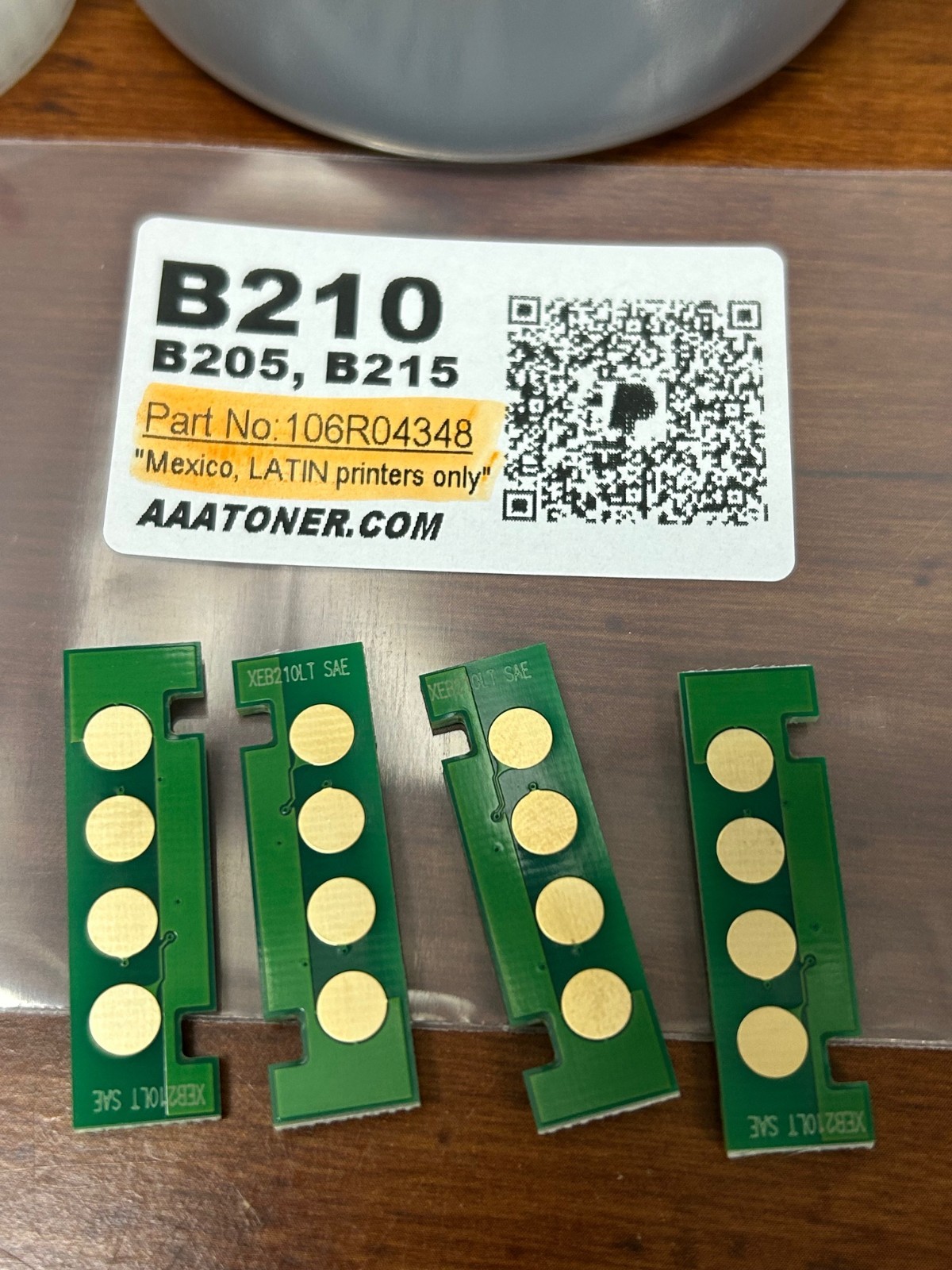(400g) Toner Refill for Xerox B210, B205, B215 + 4 Chip (106R04348) MEXICO