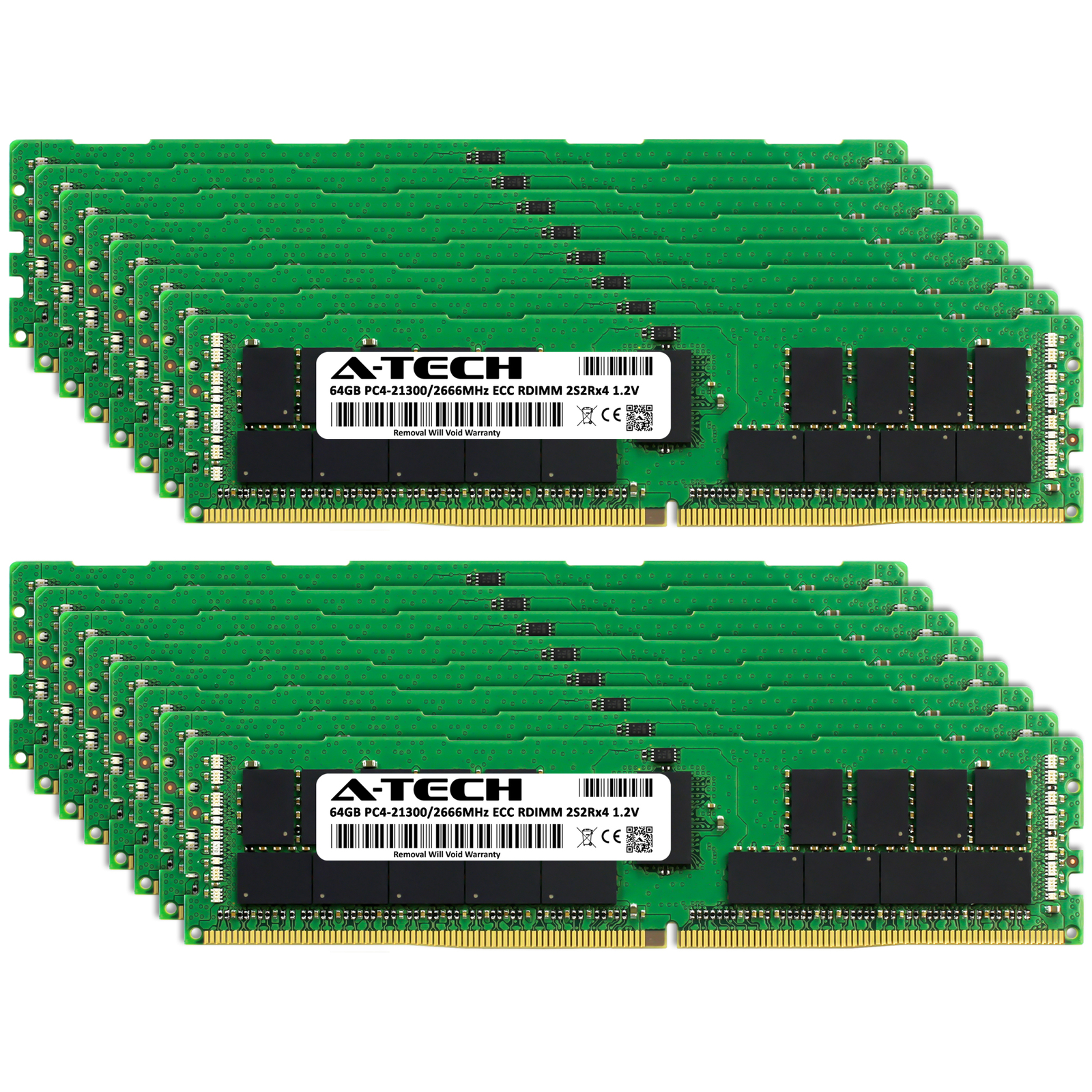 1TB 16x 64GB PC4-2666 RDIMM Supermicro H12SSW-NTR Memory RAM