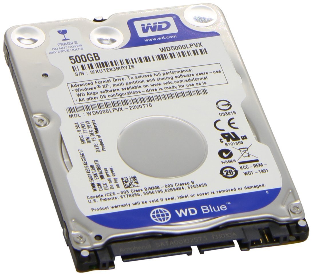 (NEW) WESTERN DIGITAL 500GB 2.5″ SATA 5400RPM LAPTOP PC HD HARD DRIVE WD5000LPVX