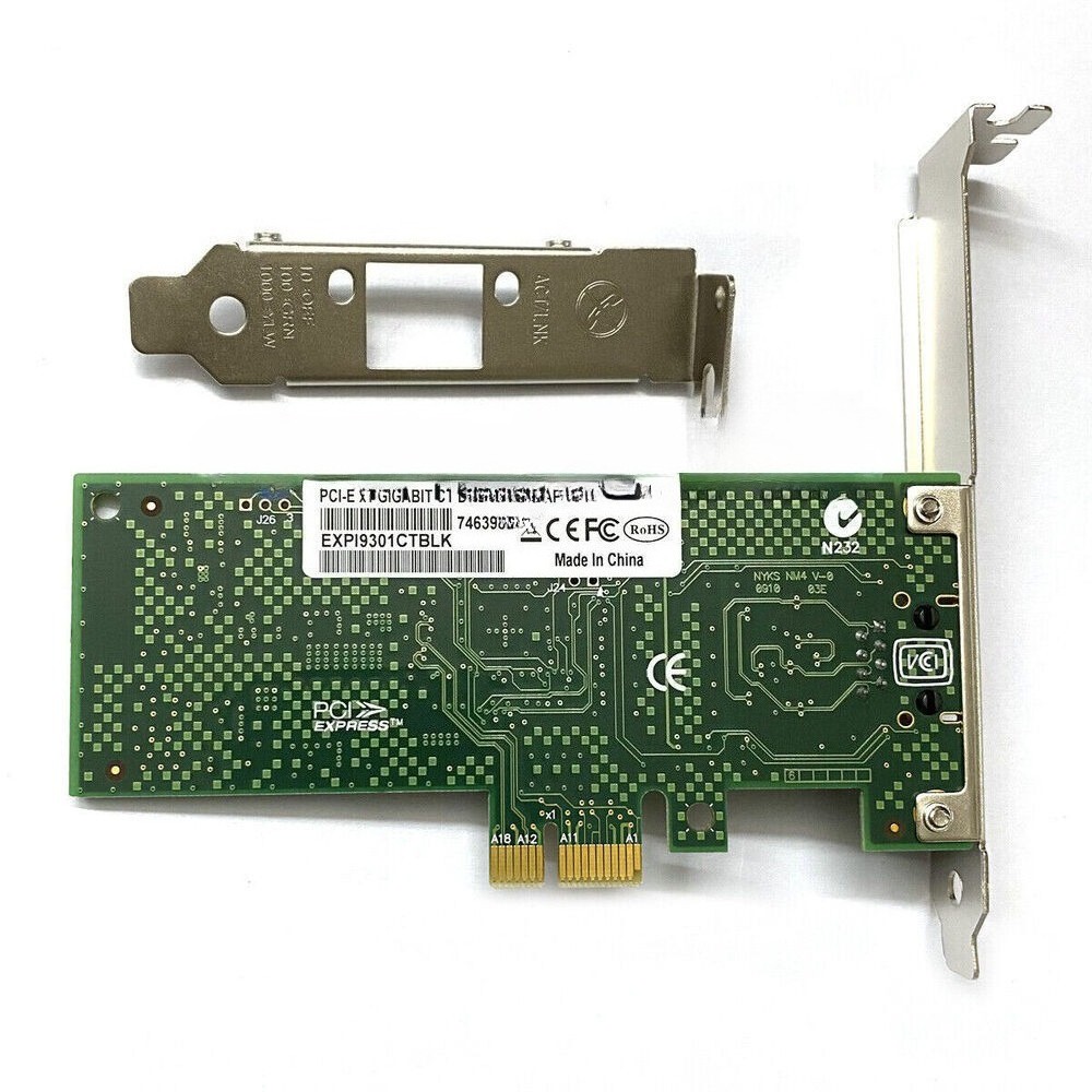 Intel EXPI9301CT 10/100/1000Mbps PCI-Express Desktop Adapter Gigabit