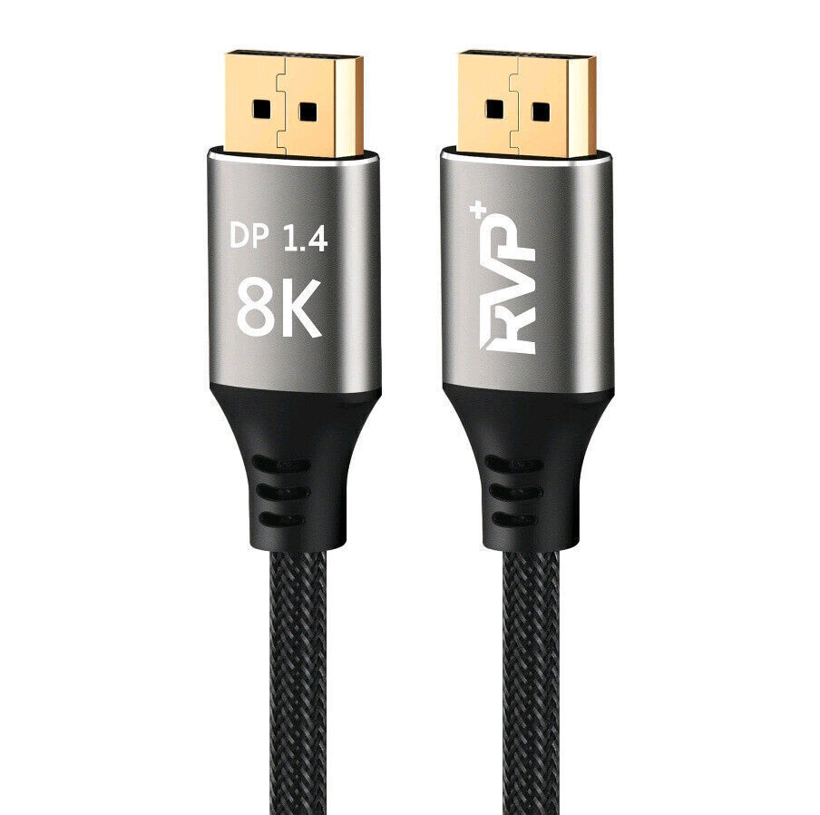 Display Port to Display Port Cable HDR DP 1.4 Male to Male 8K UHD Cord 1.5/3/5m
