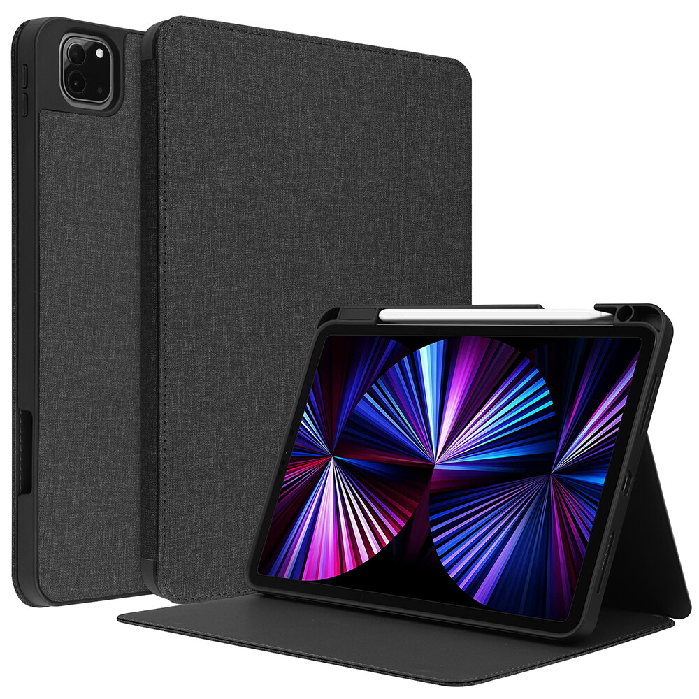 For Apple iPad Pro 11″ 1st 2nd 3rd 4th Gen With Pencil Holder Stand Case Cover