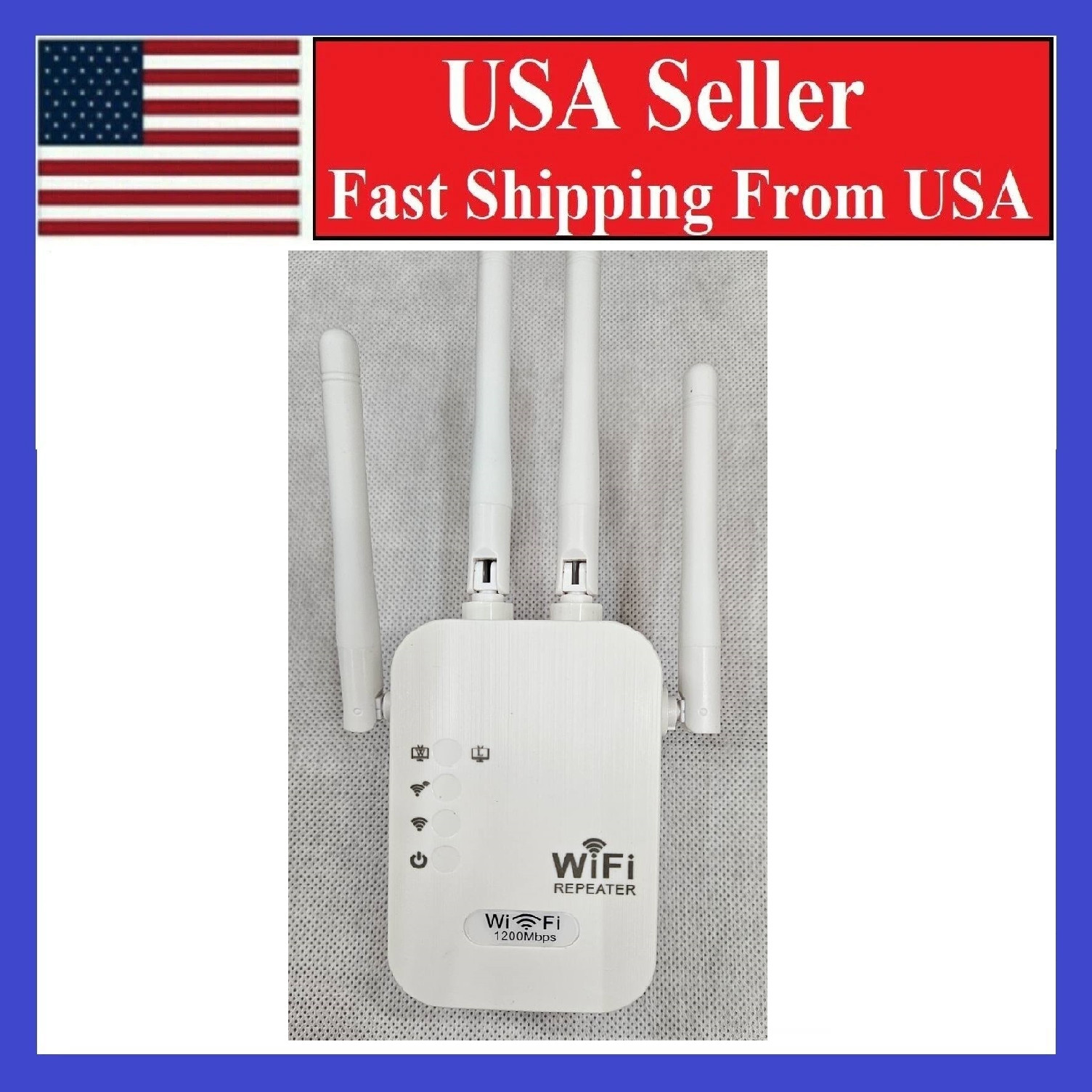 WiFi Extender Signal Booster Repeater Router To 8500 sq.ft Coverage 300 1200Mbps