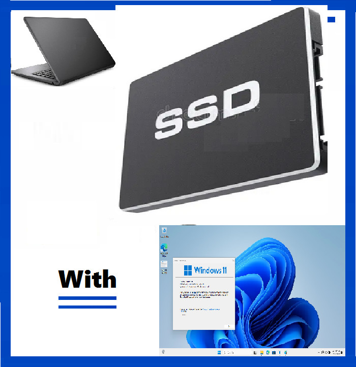 128GB 2.5″ SSD SATA III Drive with UEFI Windows 11 Pro Installed h