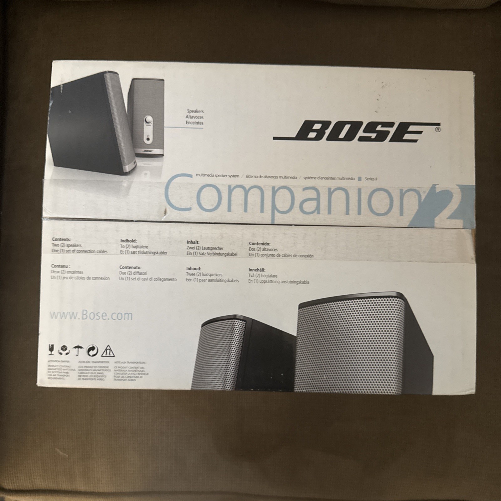 Bose Companion 2 Series II Desktop Laptop PC Multimedia Computer Speakers NEW
